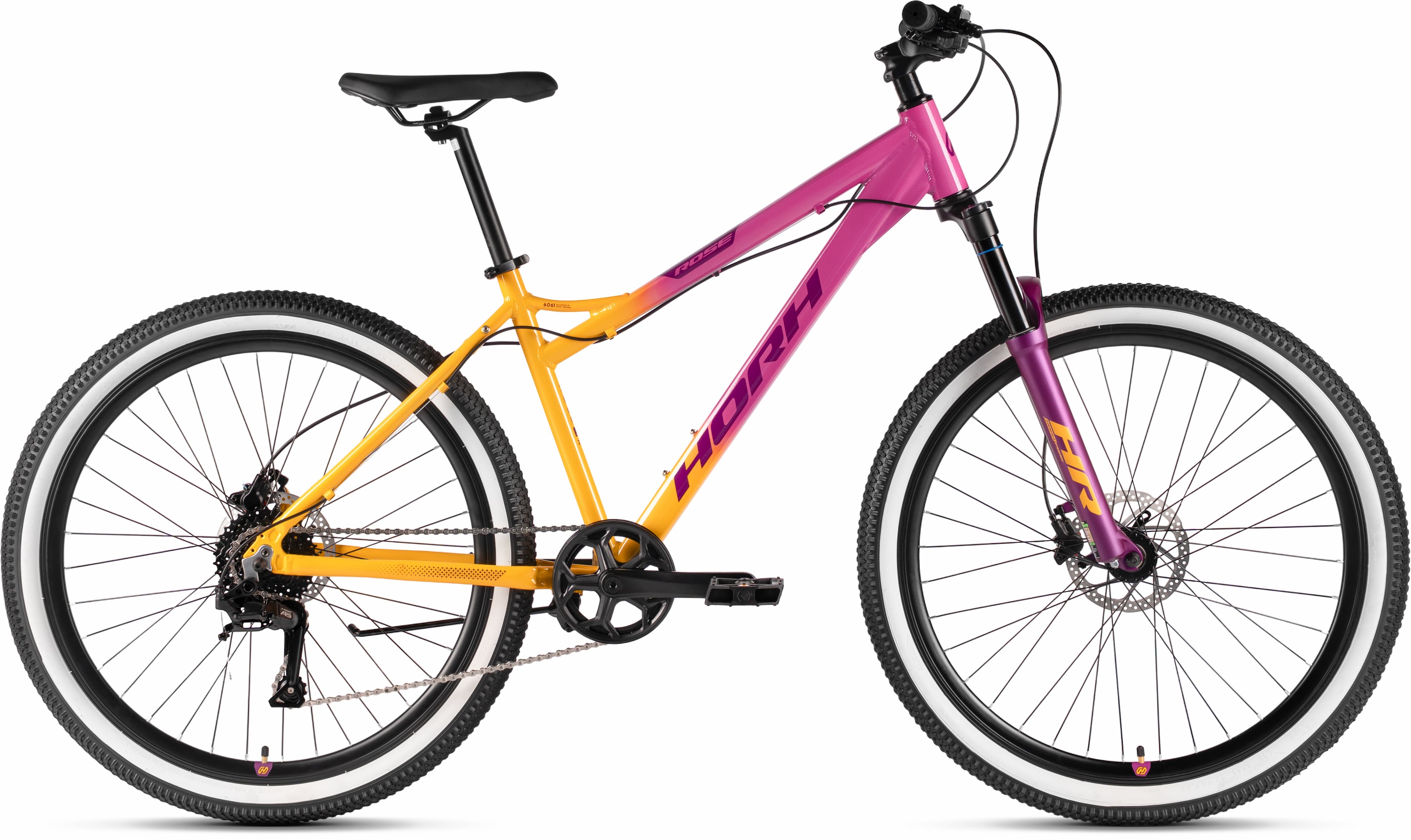 Велосипед HORH ROSE 27,5" (2026) Pink-Yellow-Purple