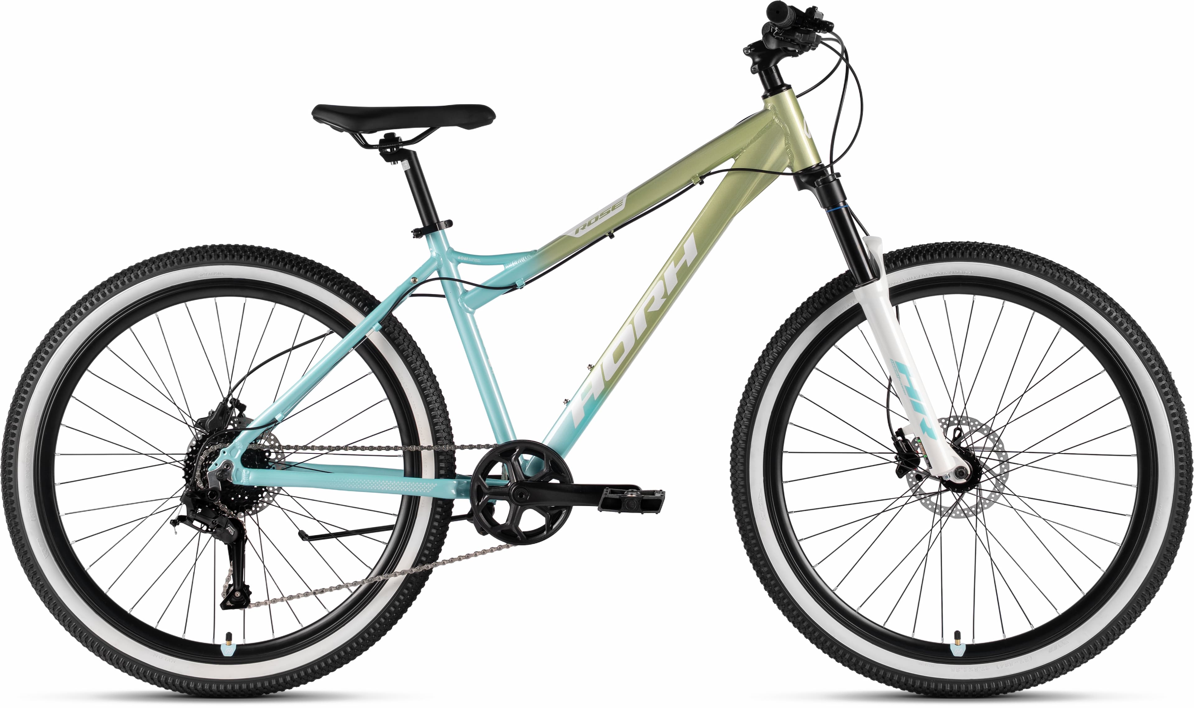 Велосипед HORH ROSE 27,5" (2026) Lime-Turquoise
