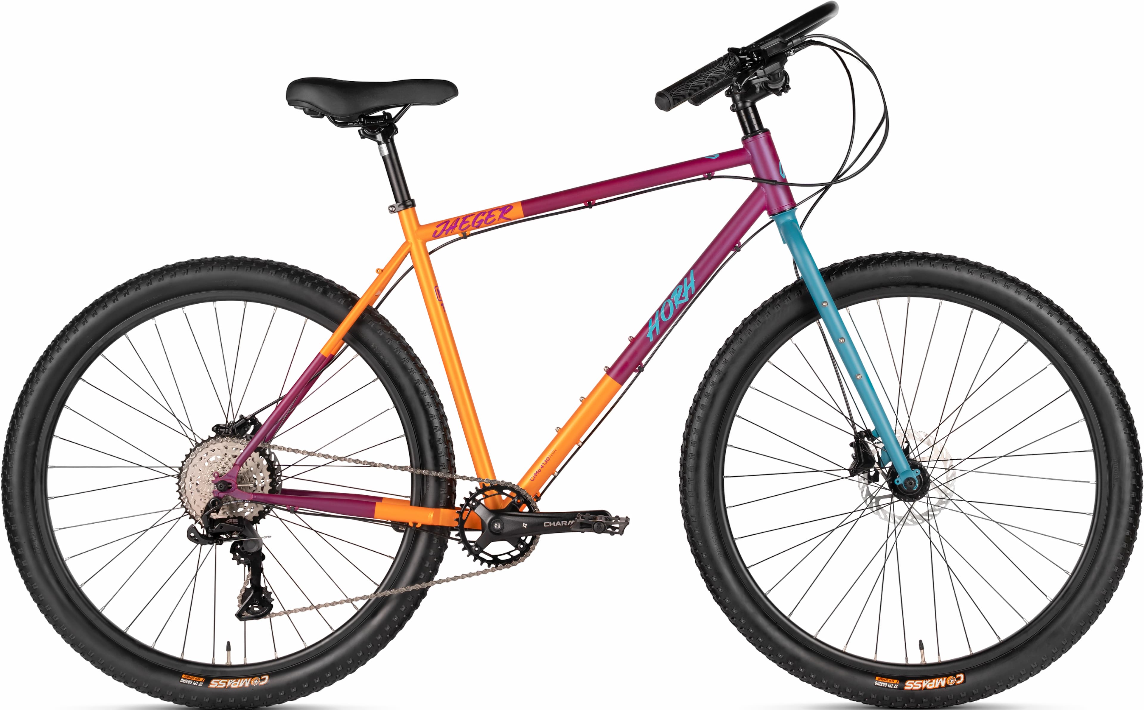 Велосипед HORH JAEGER (2026) Purple-Orange-Blue