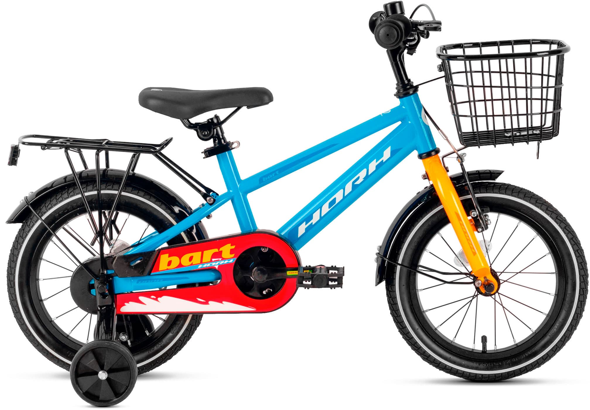 Велосипед HORH BART 14" (2024) Light Blue-Yellow