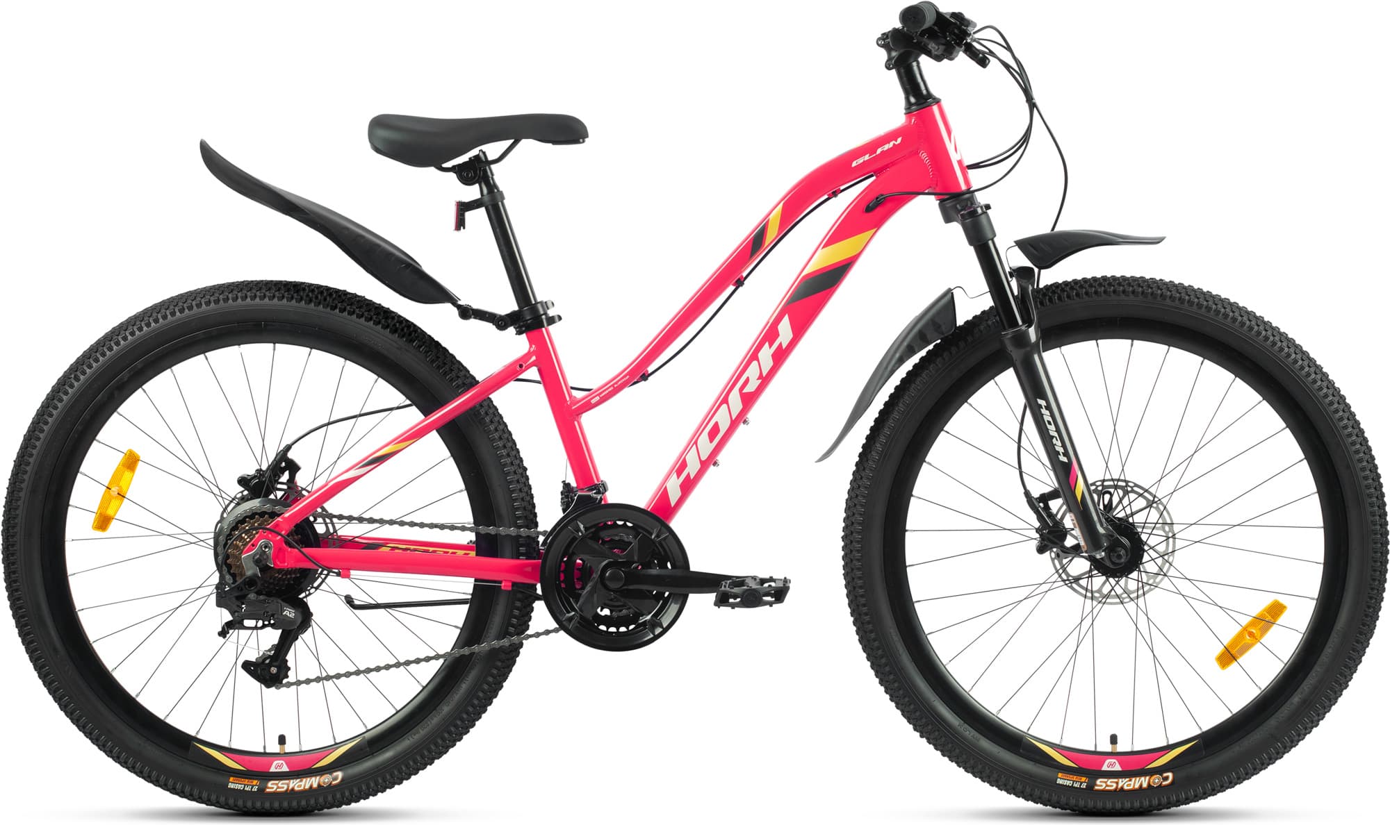 Велосипед HORH GLAN 26" (2024) Red-White-Black