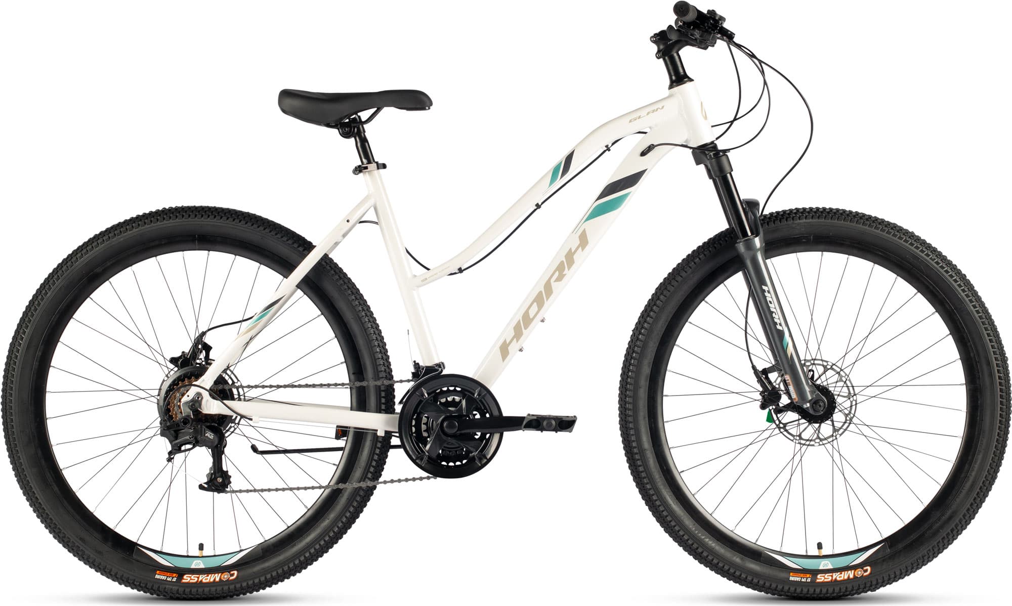 Велосипед HORH GLAN 27,5" (2024) White-Grey-Black