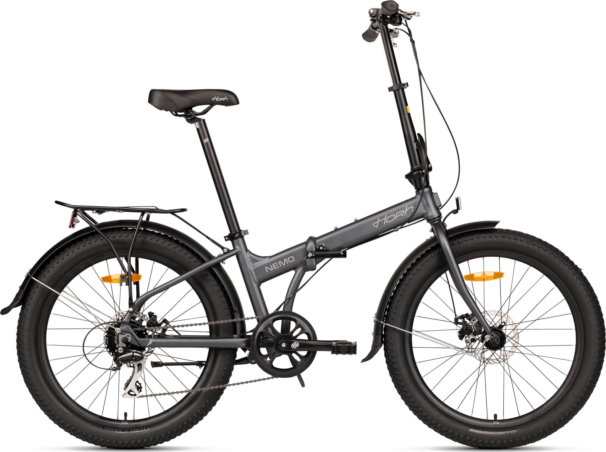 Велосипед HORH NEMO 8SP MD FAT 24" (2024) Dark Grey