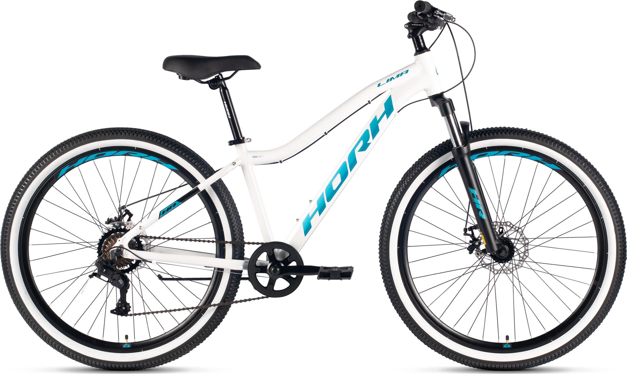 Велосипед HORH LIMA LMD 7.0 27.5" (2026) White-Turquoise-Black