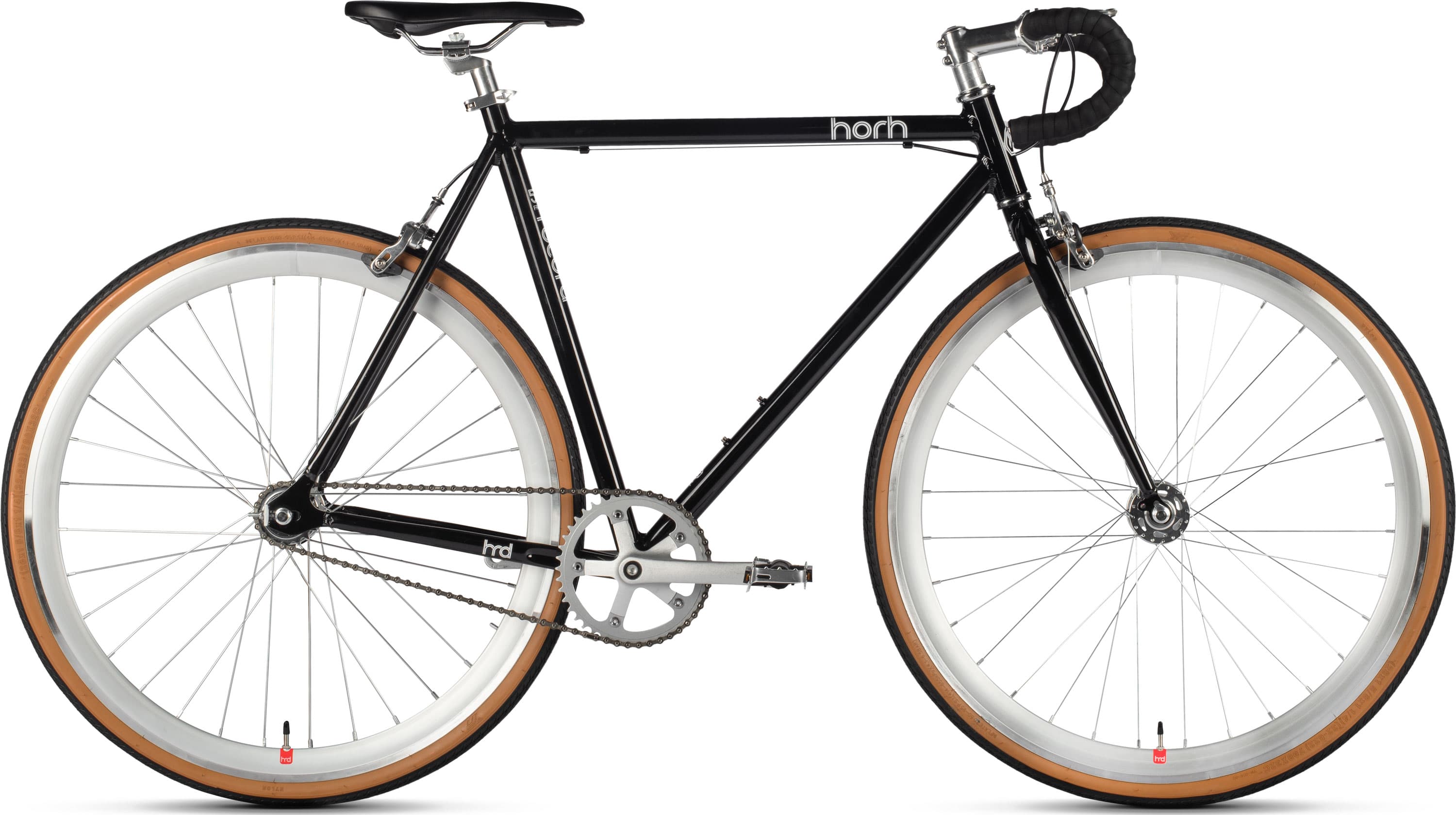 Велосипед HORH RECORD 700C (2024) Black Silver
