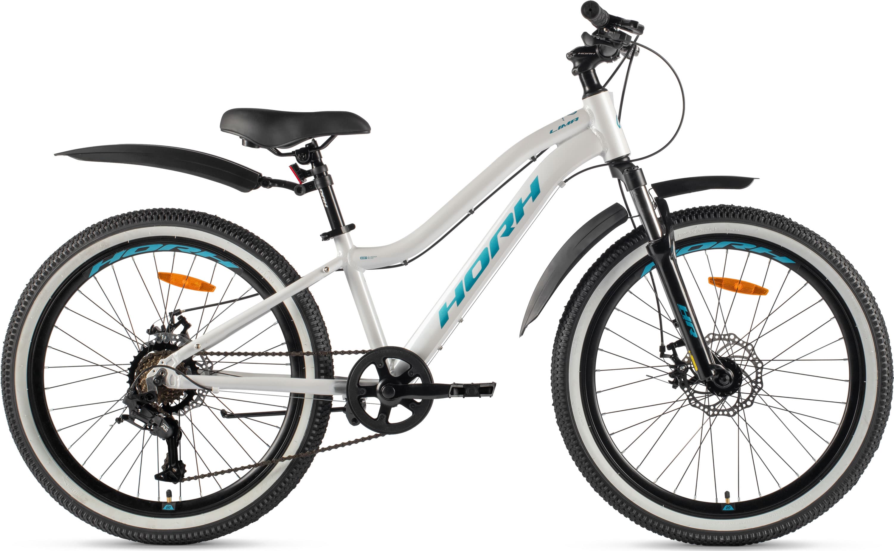 Велосипед HORH LIMA LMD4.0 24" (2026) White-Turquoise-Black
