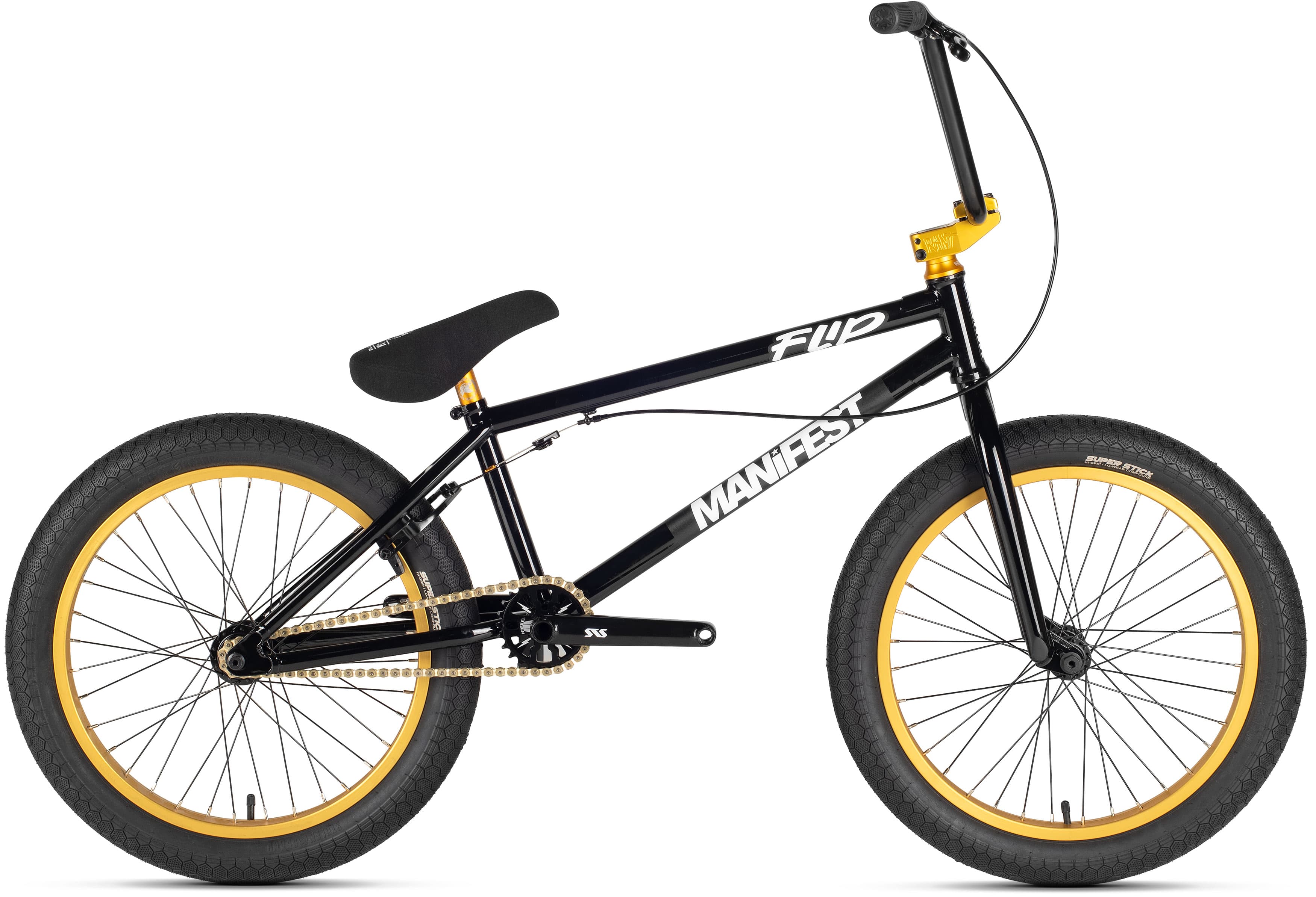 Велосипед MANIFEST CUSTOM 20" Black-Gold