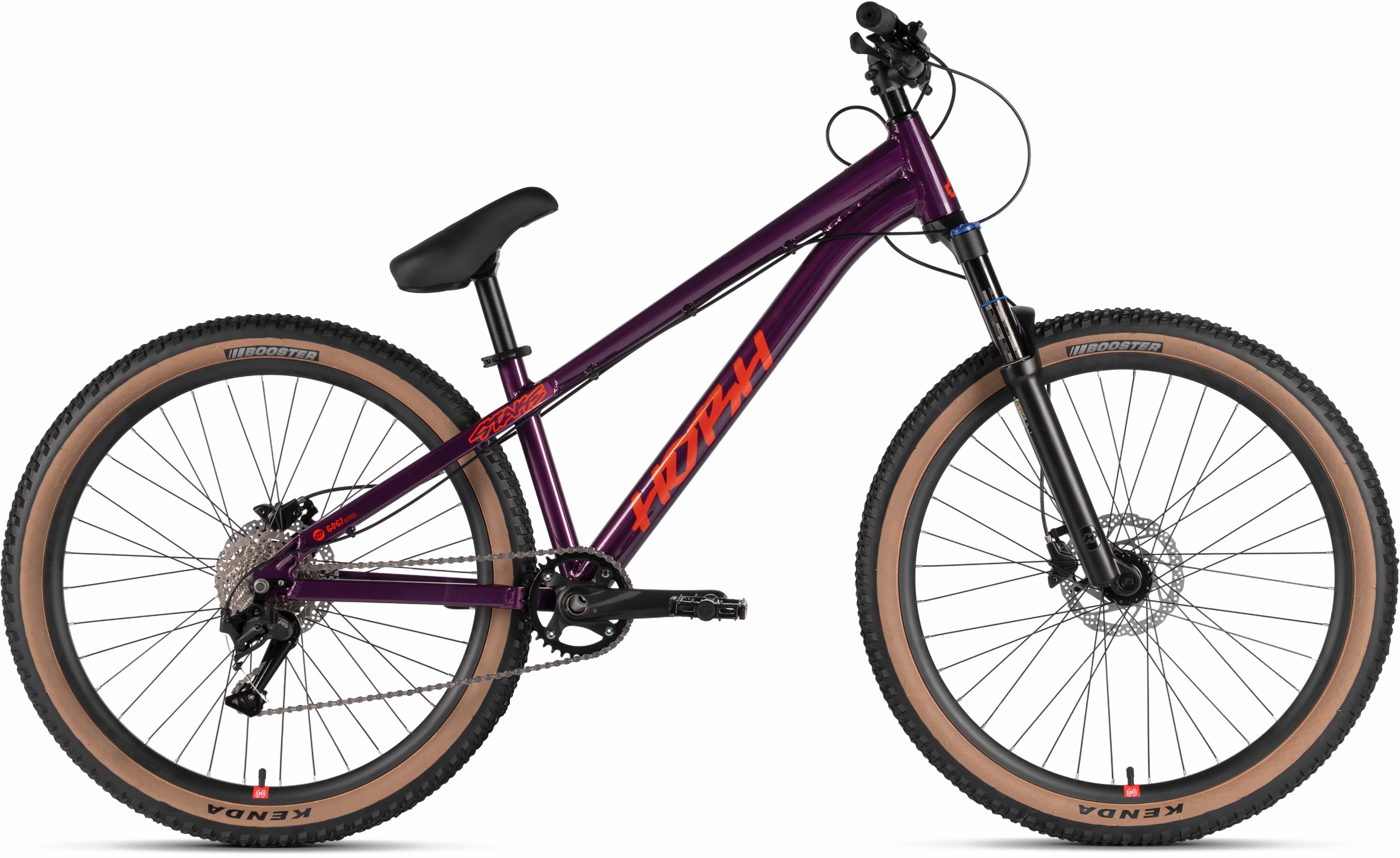 Велосипед HORH STAKE AIR 9sp 26" (2026) Dark Purple-Orange