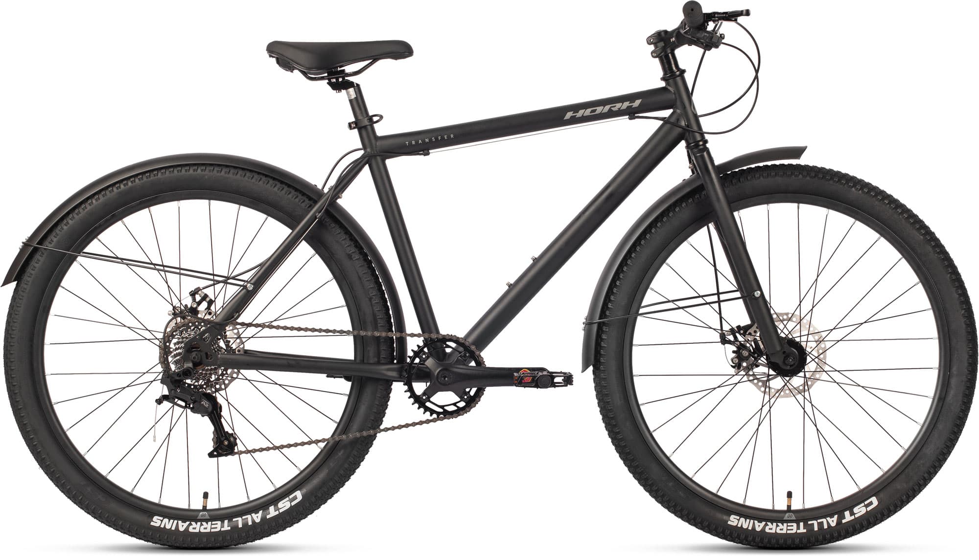 Велосипед HORH TRANSFER 27,5" (2023) Black-Grey