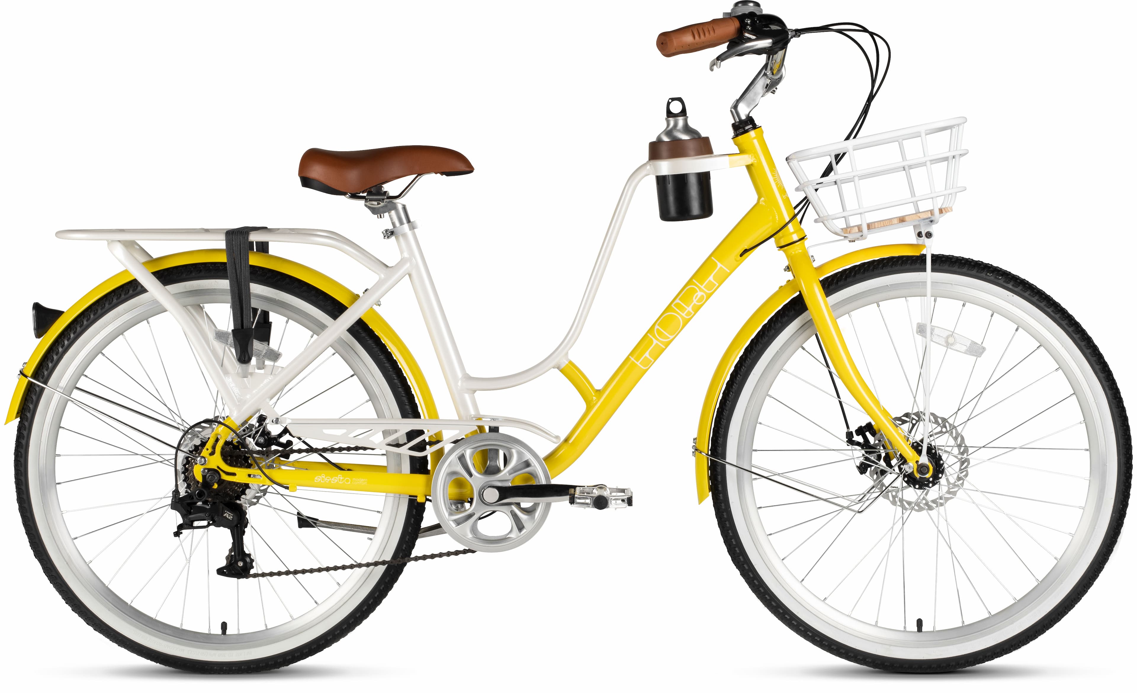 Велосипед HORH Siesta 26" (2026) Yellow-White