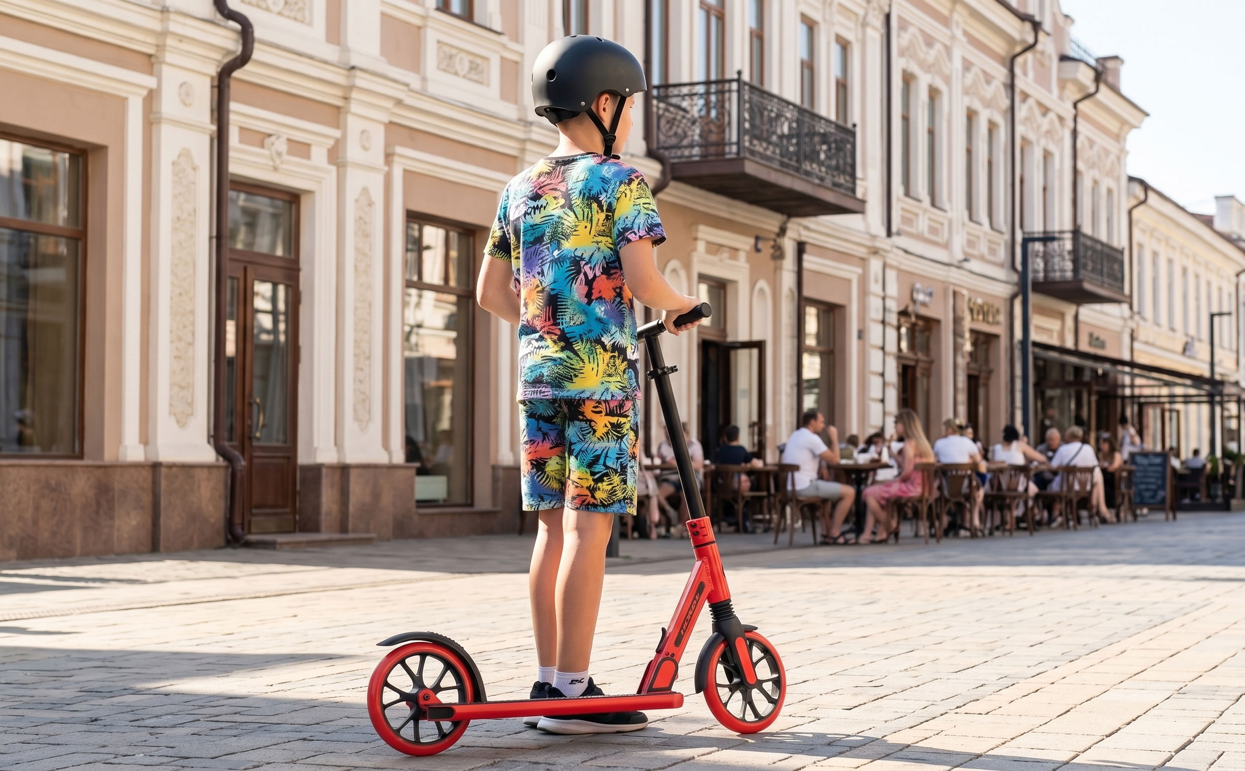 Самокат HORH Vento 200 красный