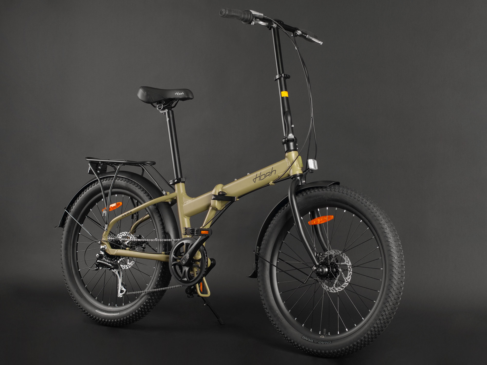 Велосипед HORH NEMO FAT 8SP MD 24" (2025) Dark Green