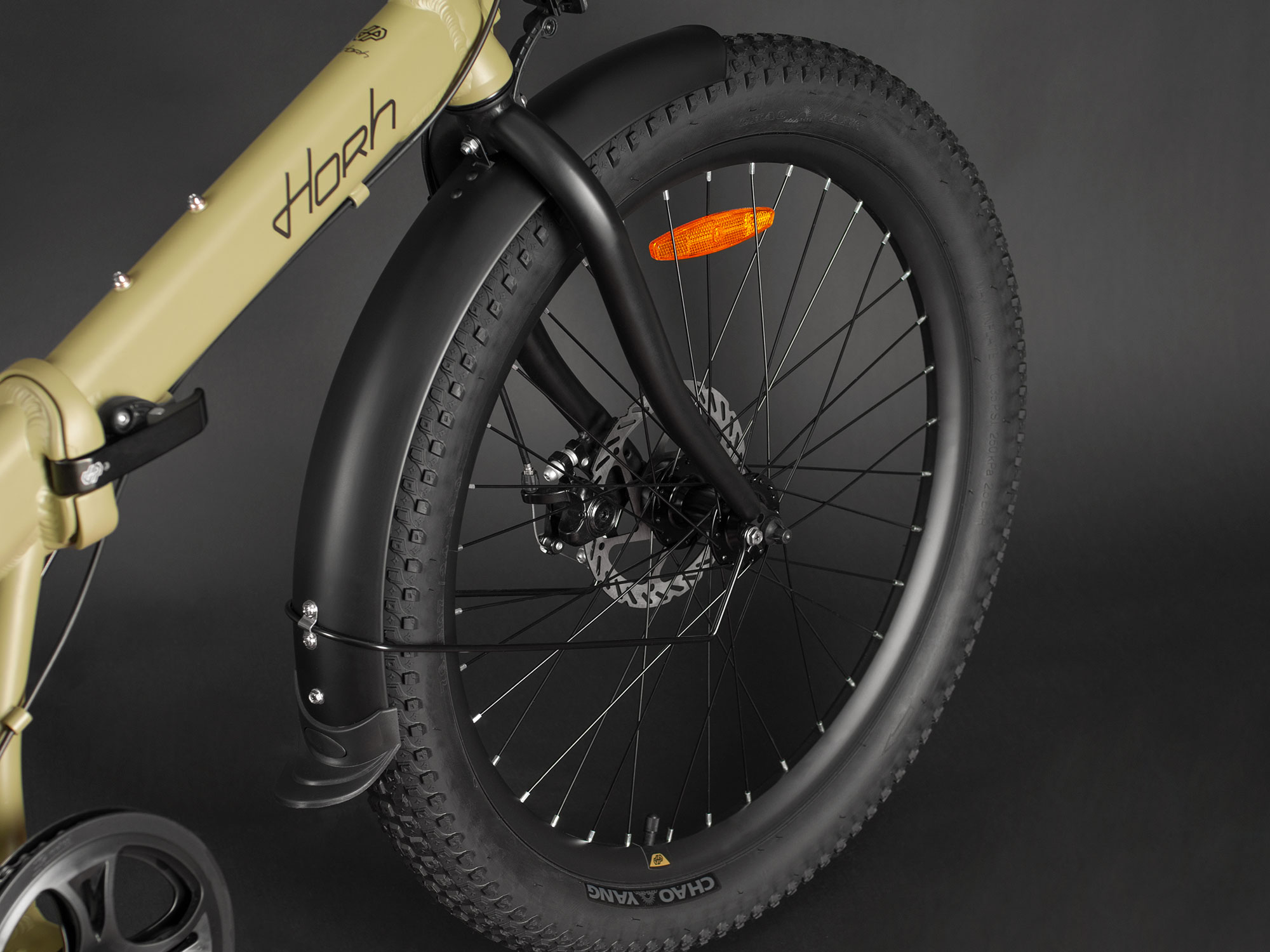 Велосипед HORH NEMO FAT 8SP MD 24" (2025) Dark Green