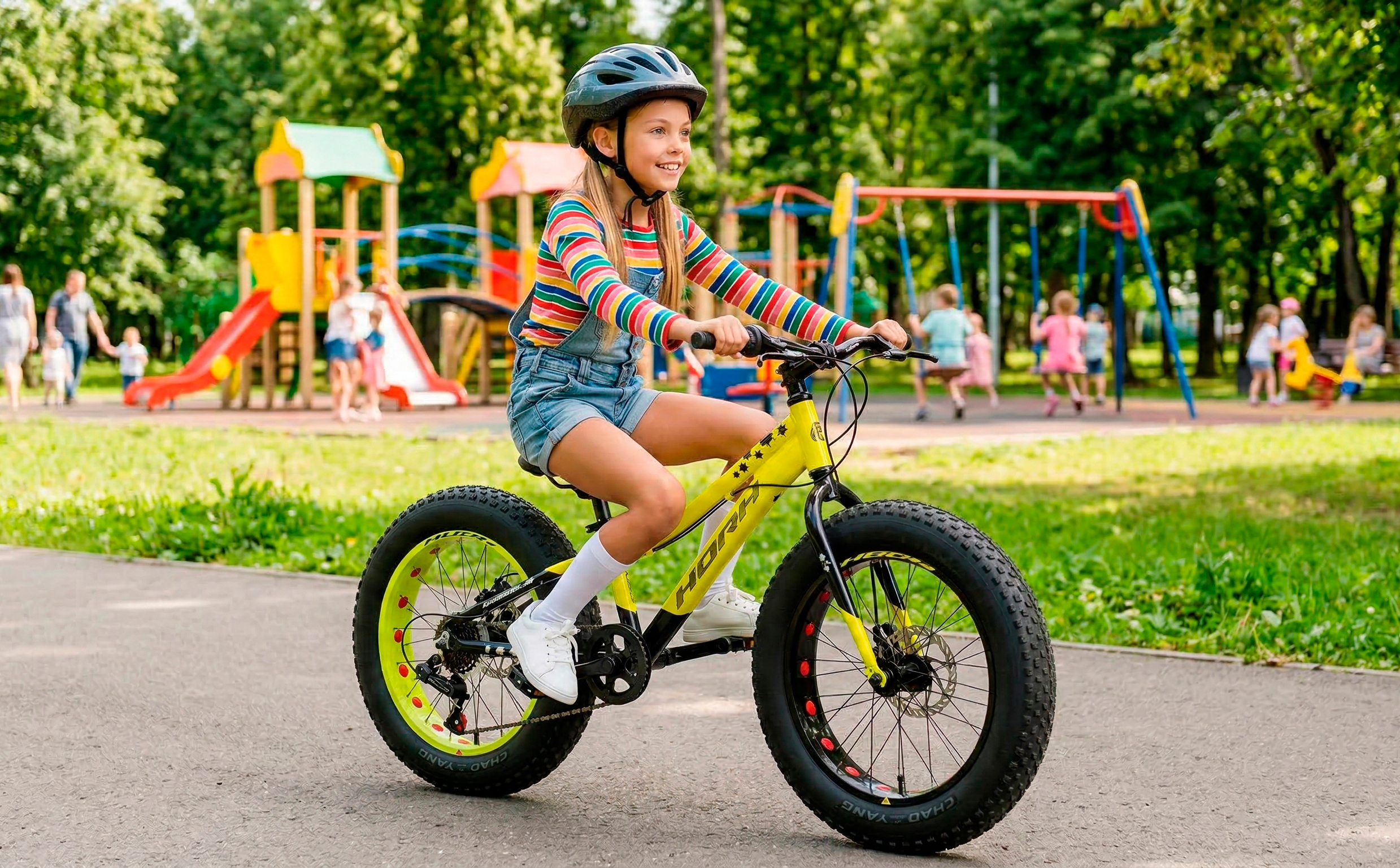 Велосипед HORH BUBBLE MD 20" (2024) Yellow