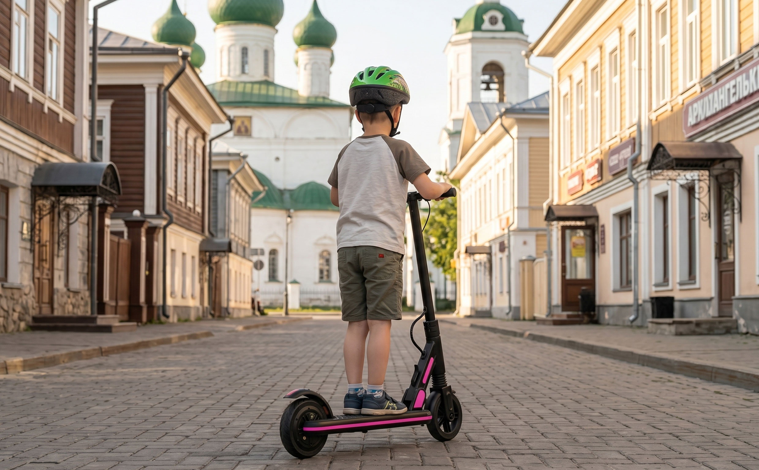 Электросамокат HORH LAZY черно-розовый
