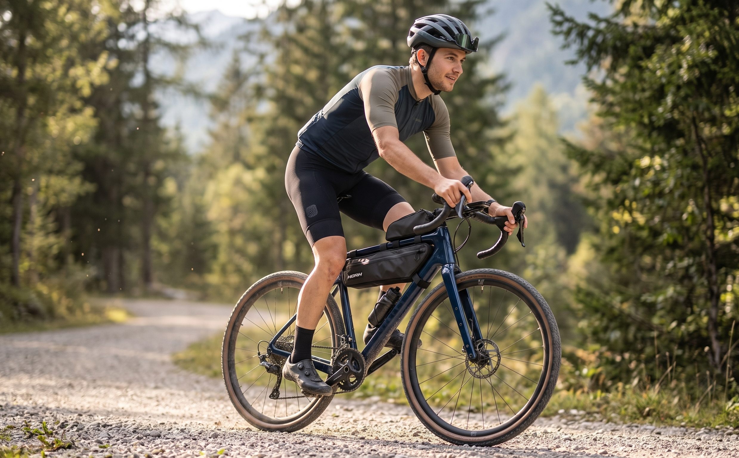 Сумка на раму HORH Bikepacking 21х10х5см черный