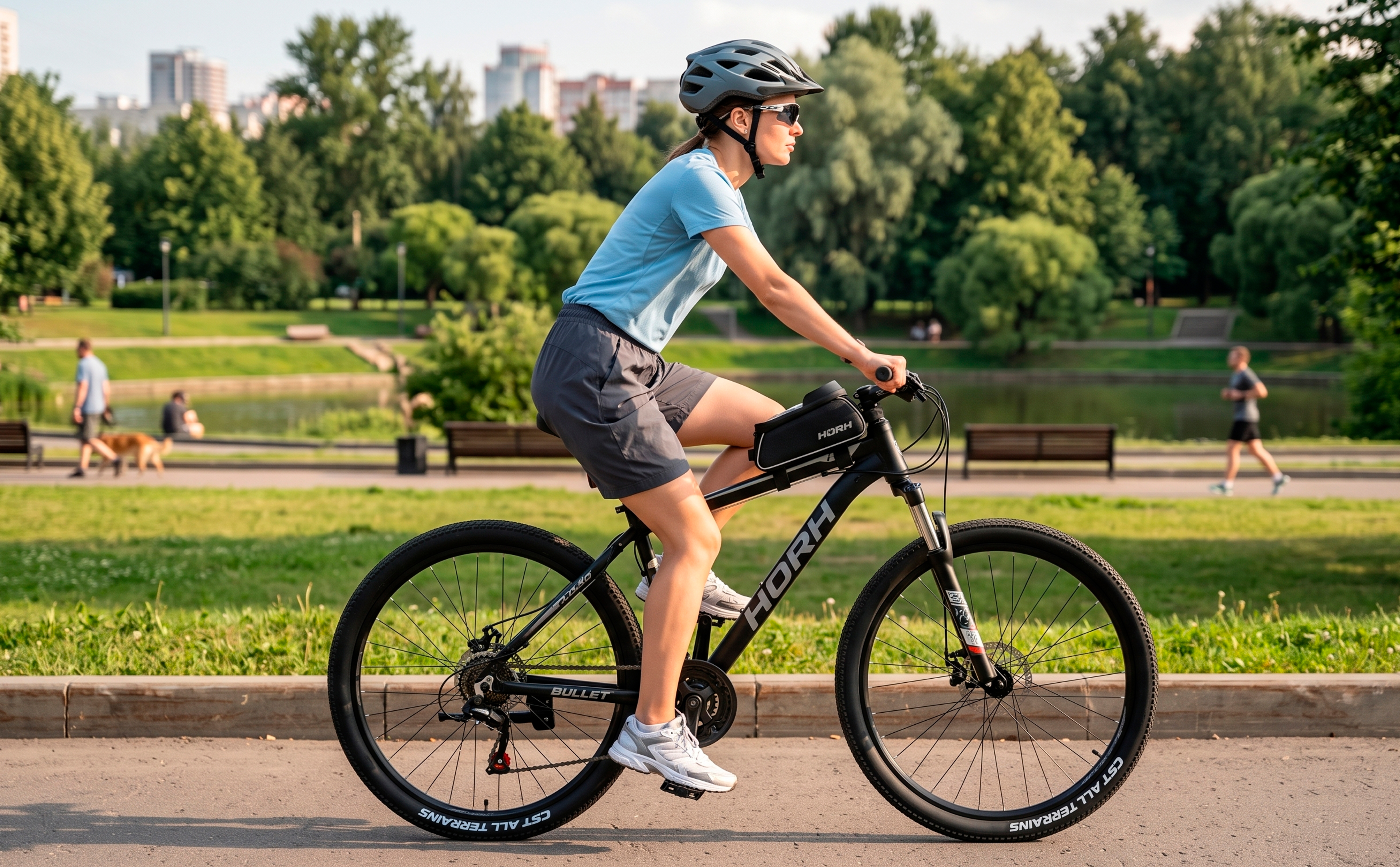 Сумка на раму HORH Bikepacking 31х10х5см черный