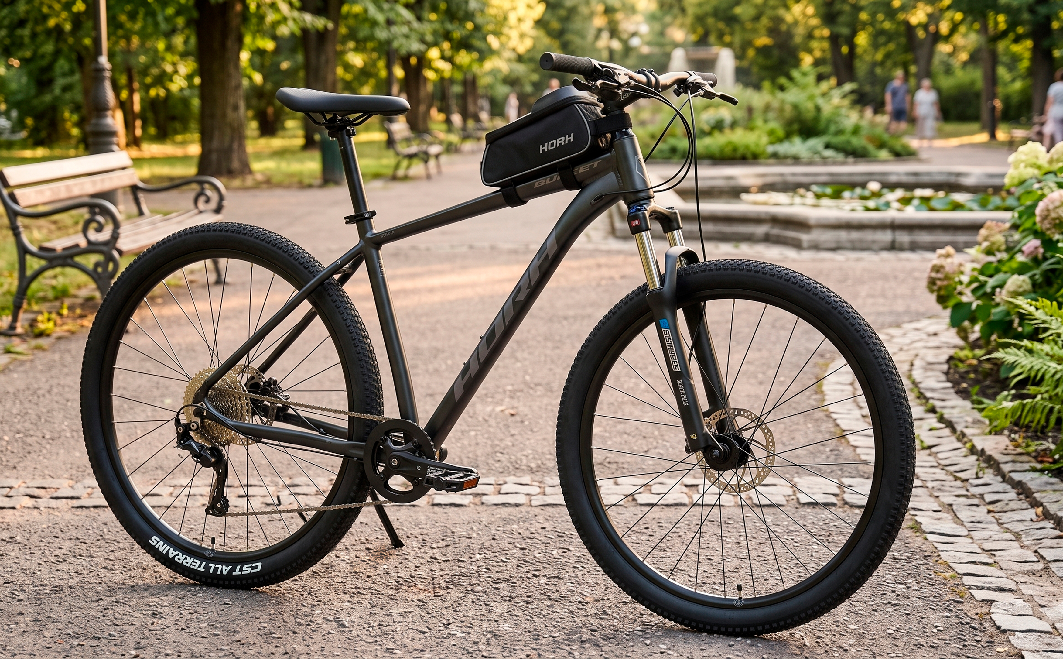 Сумка на раму HORH Bikepacking 31х10х5см черный