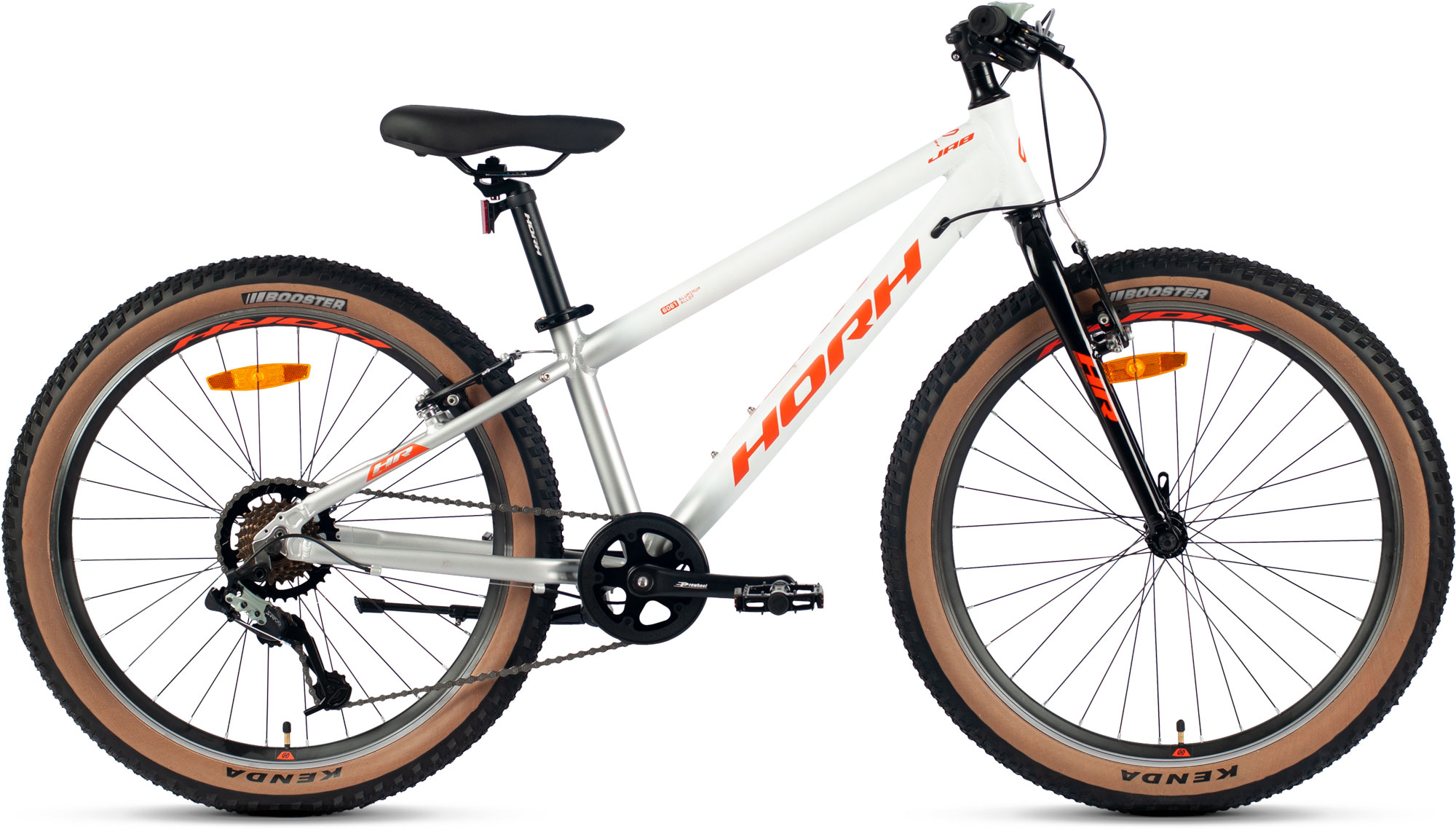 Велосипед HORH JAB VB 24" (2025) White-Light Grey-Orange