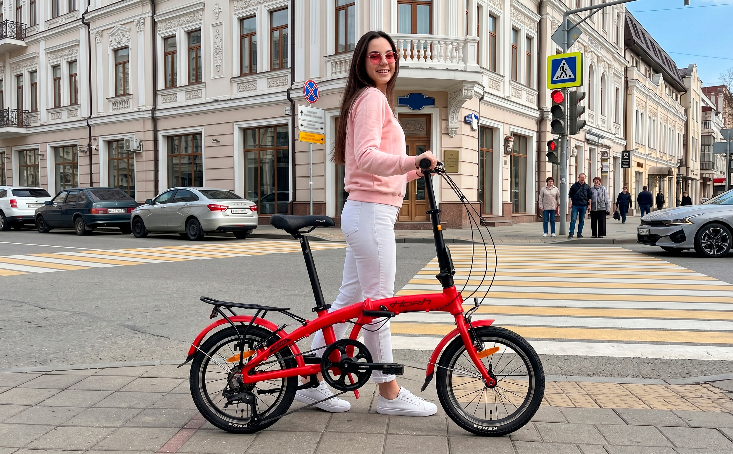 Велосипед HORH NEMO 7SP VB 16" (2025) Red-Black