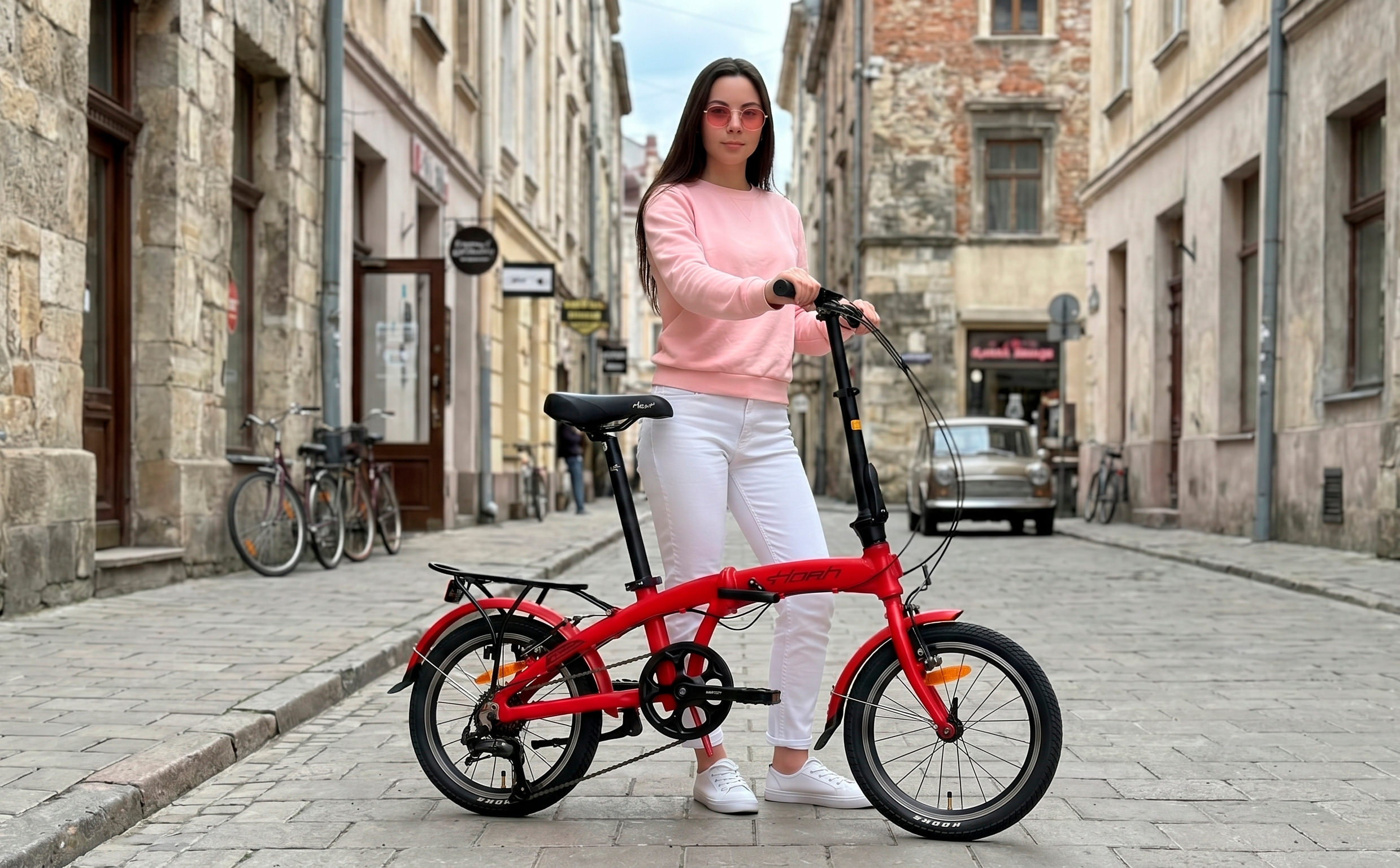Велосипед HORH NEMO 7SP VB 16" (2025) Red-Black