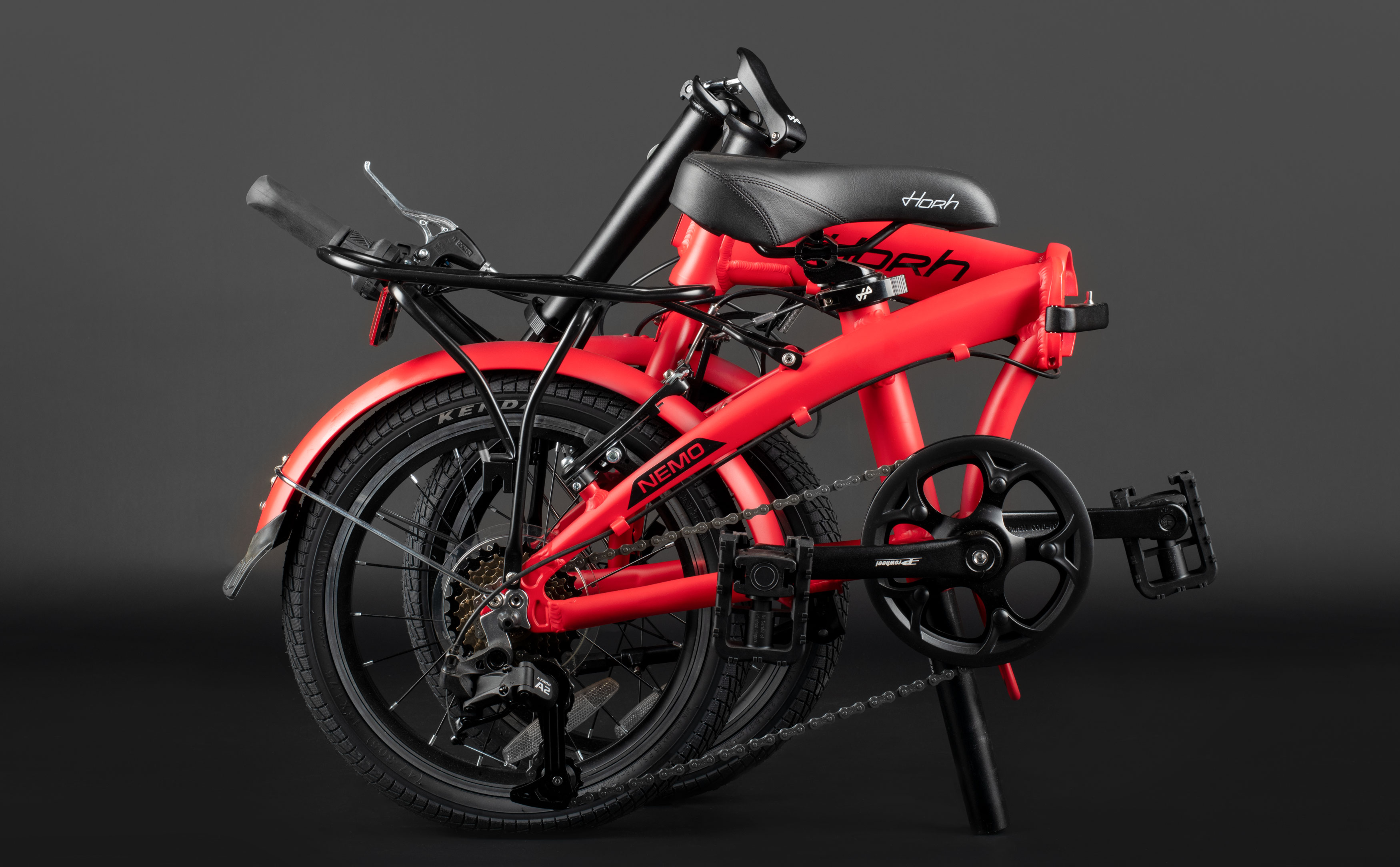 Велосипед HORH NEMO 7SP VB 16" (2025) Red-Black