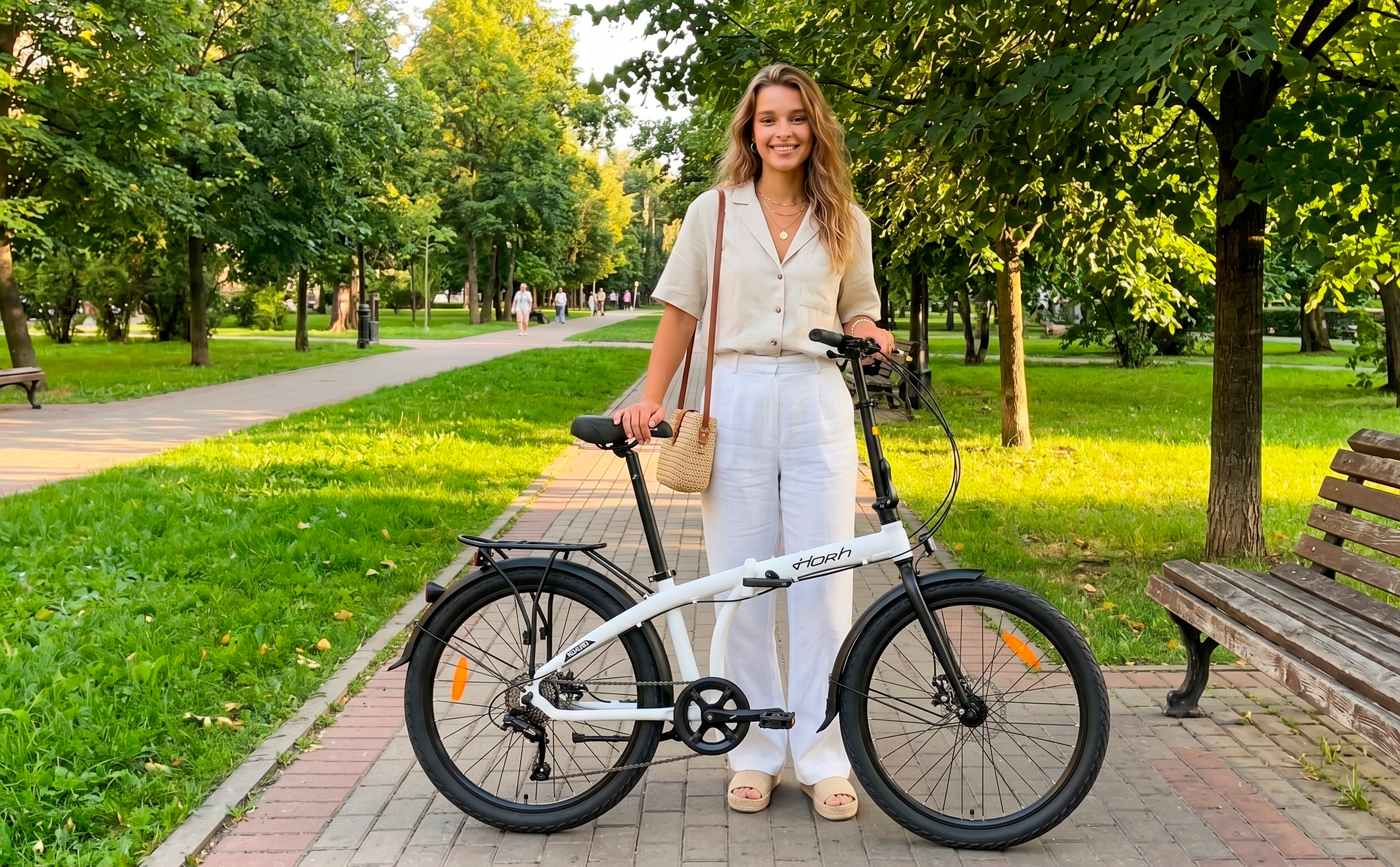 Велосипед HORH NEMO 8SP MD 26" (2024) White-Black