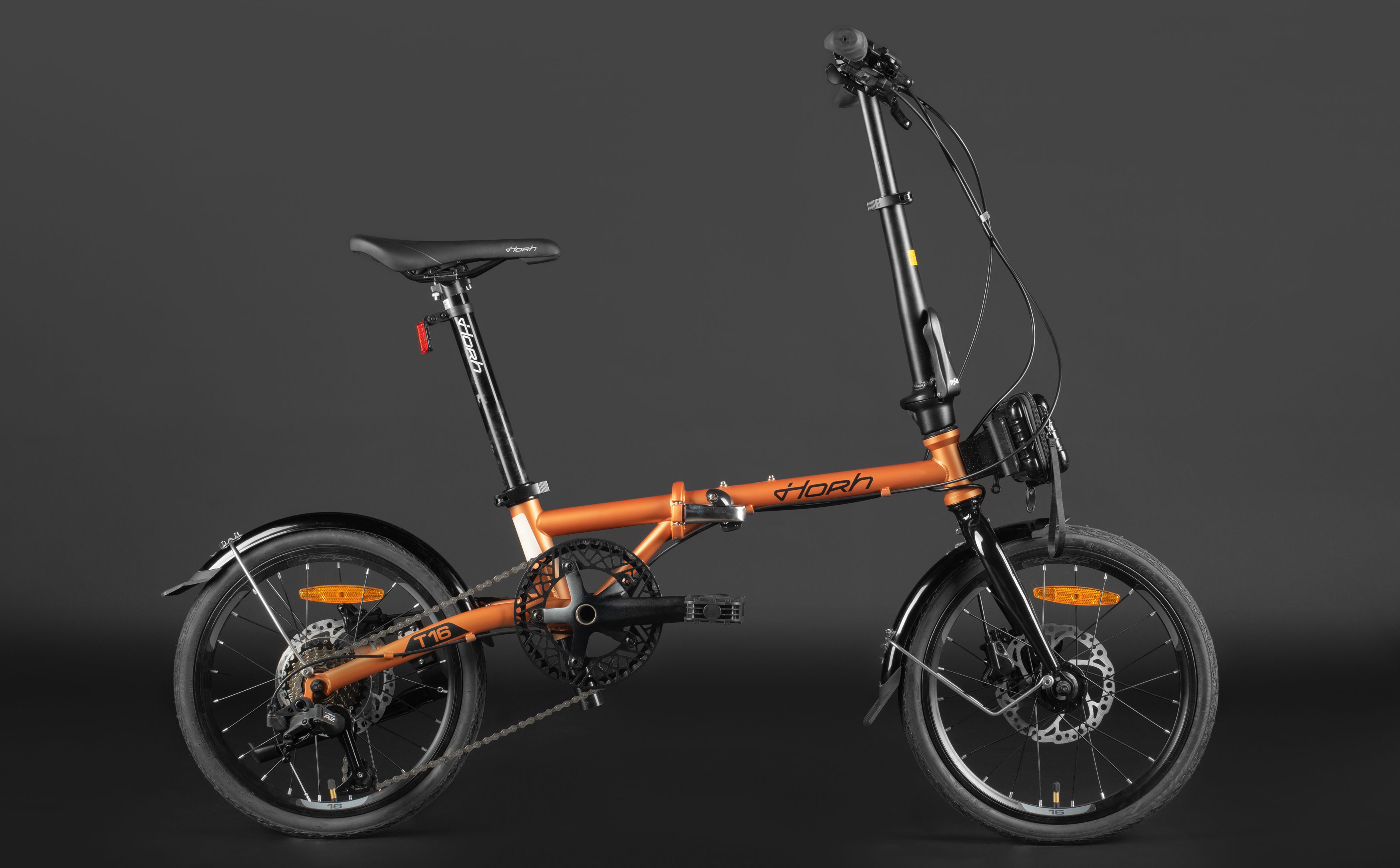 Велосипед HORH T16 16" (2024) Bronze-Black