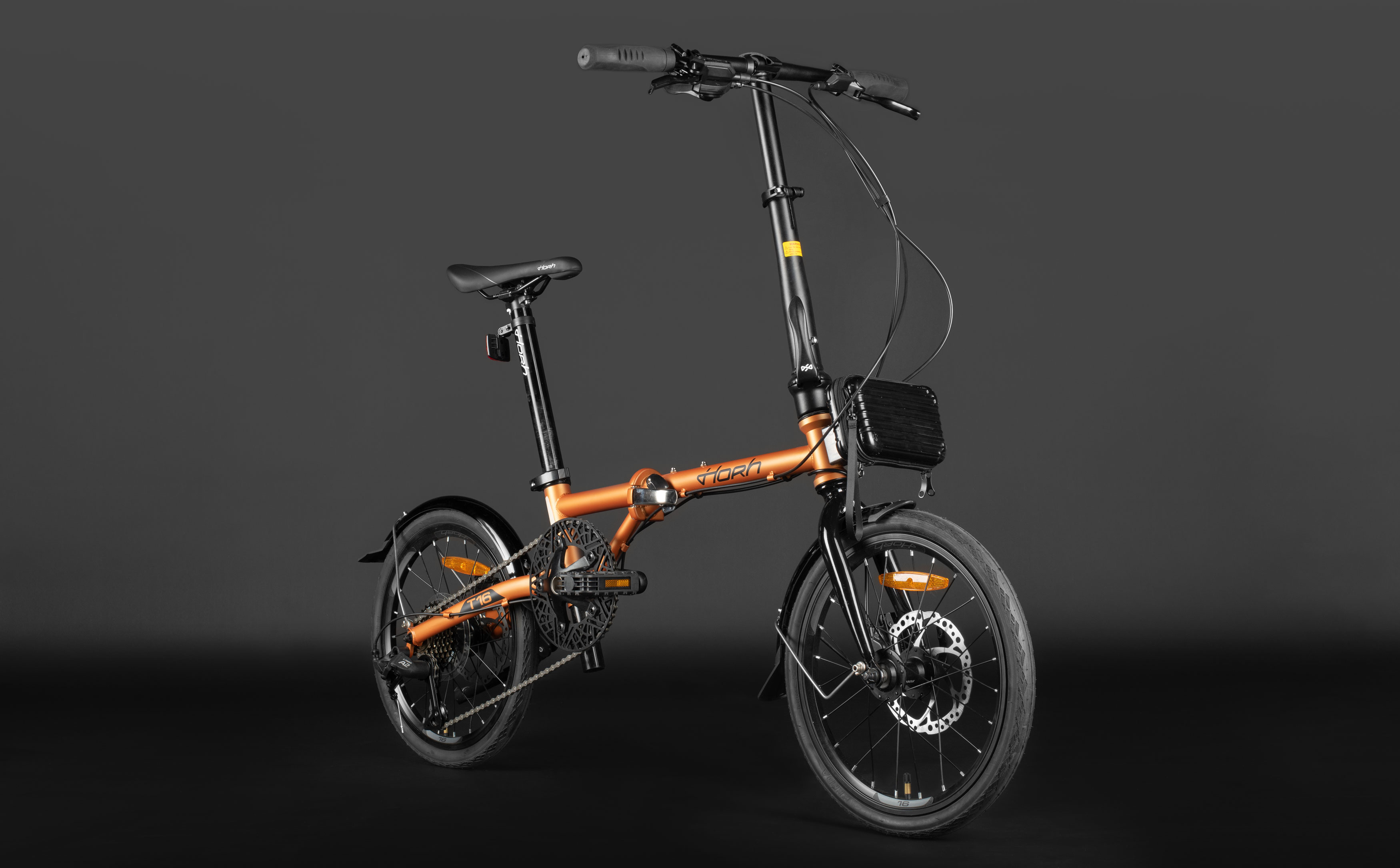 Велосипед HORH T16 16" (2024) Bronze-Black