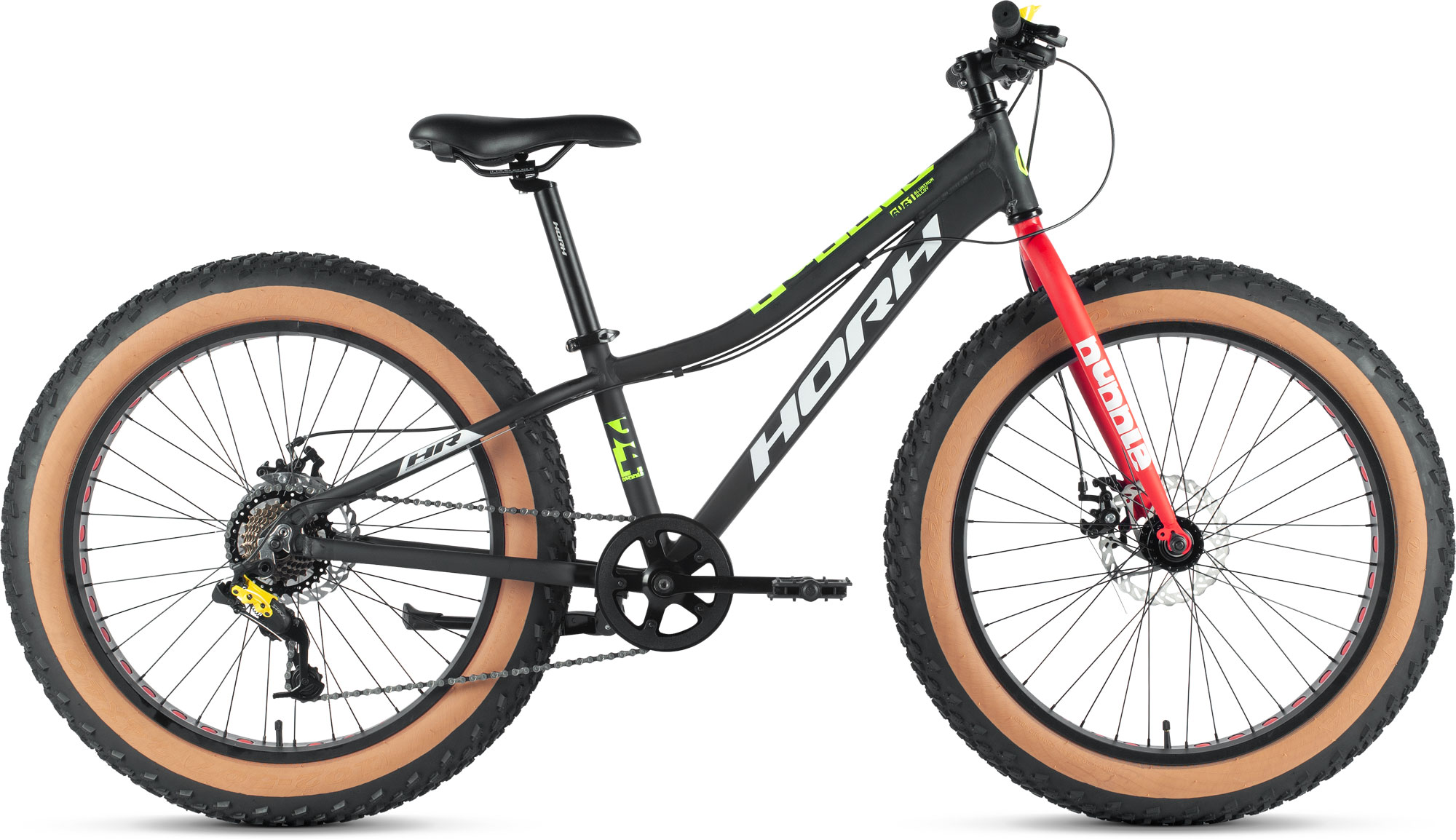 Велосипед HORH BUBBLE 24" (2024) Black-Red