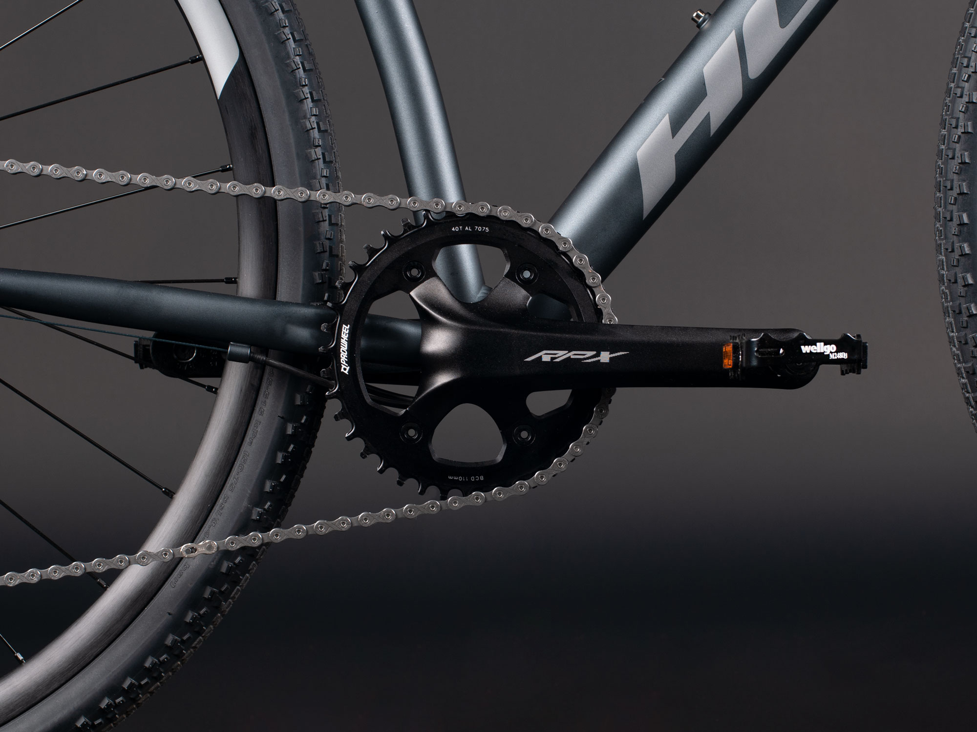 Велосипед HORH Bishop (2024) Black-Grey