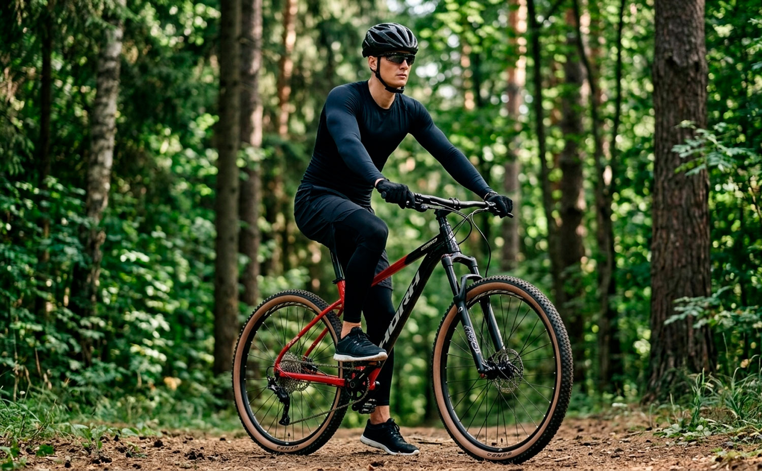 Велосипед HORH EGO AIR 9.2 29" (2025) Black-Red