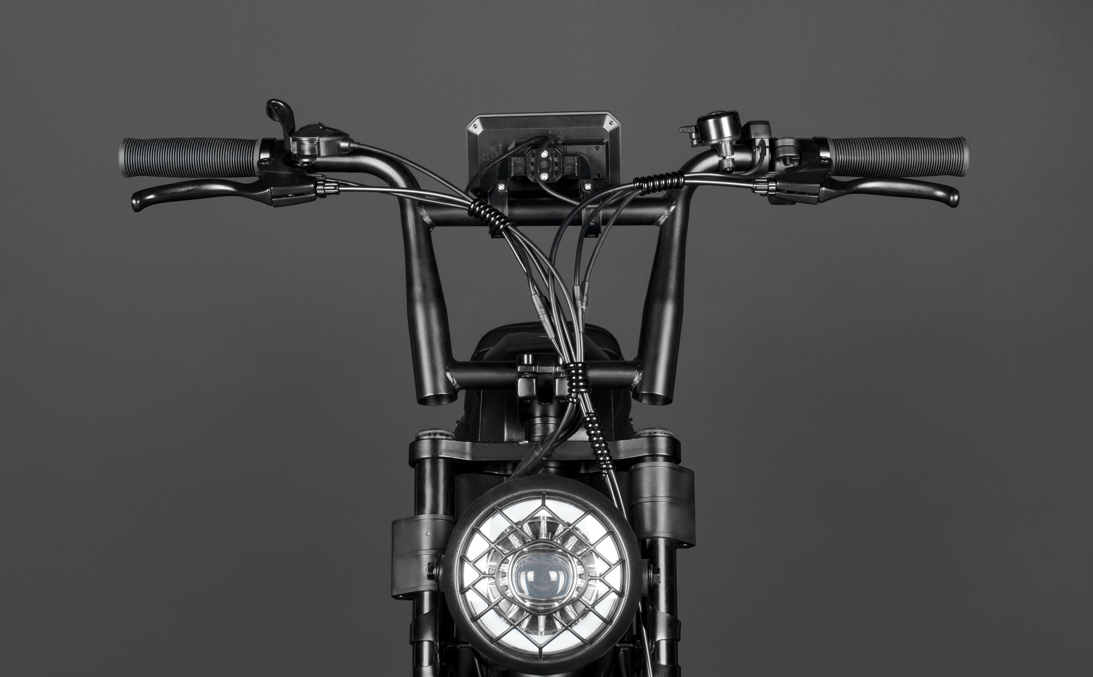 Велосипед HORH DEEP 20" 500W (2025) Black-Grey-Brown