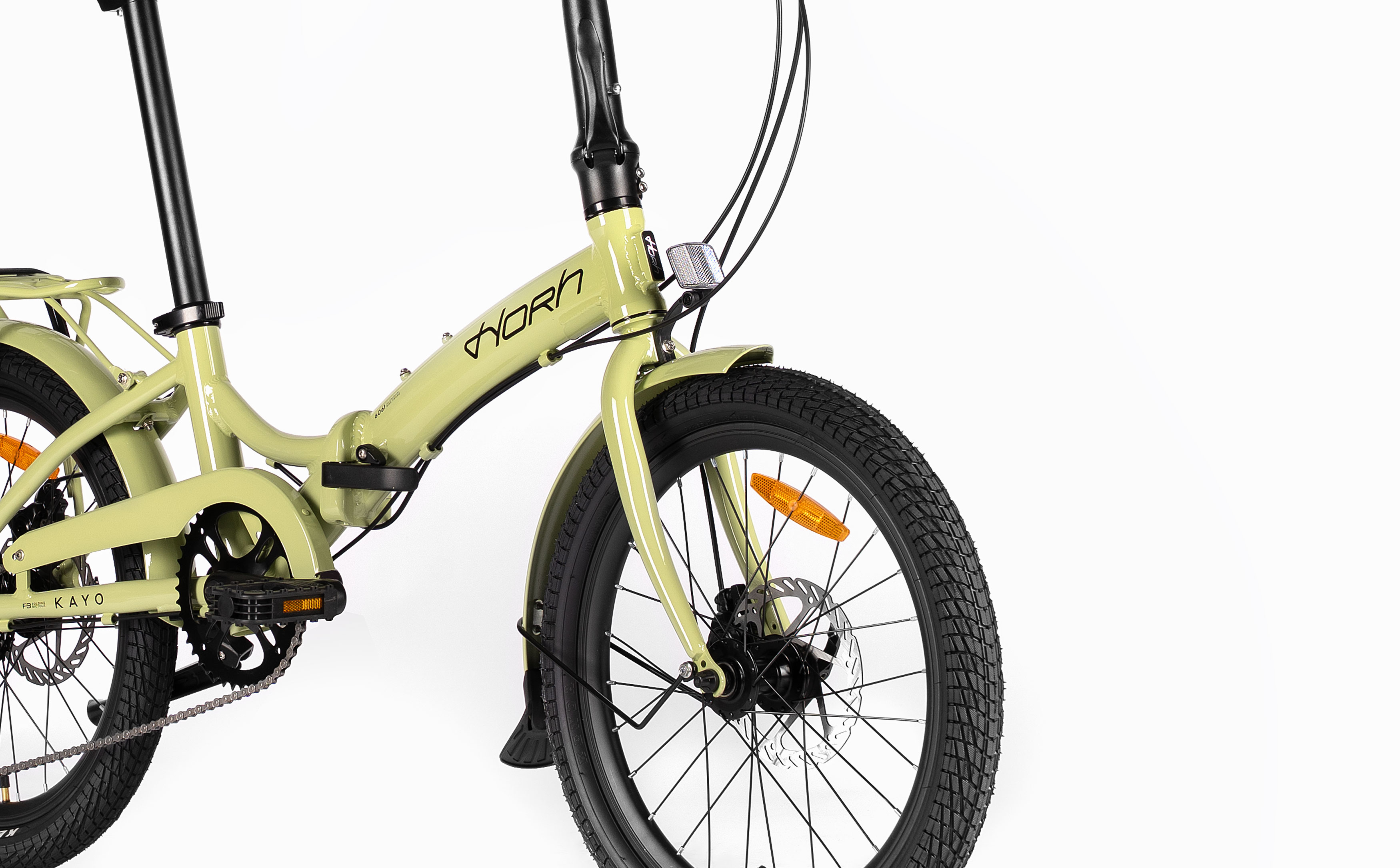 Велосипед HORH KAYO 8SP MD 20" (2026) Light Green