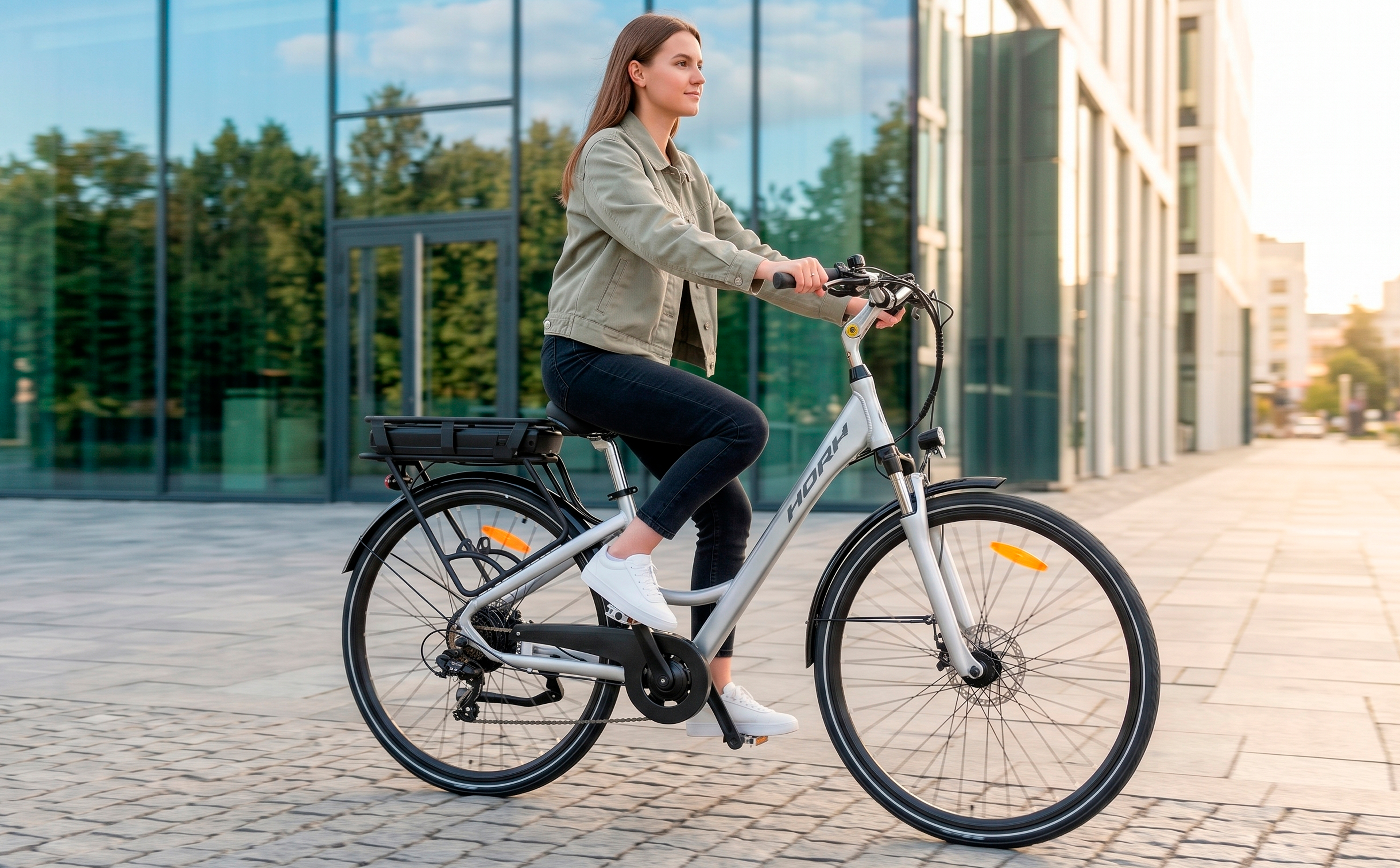 Велосипед HORH VENA EL 350W (2025) Silver