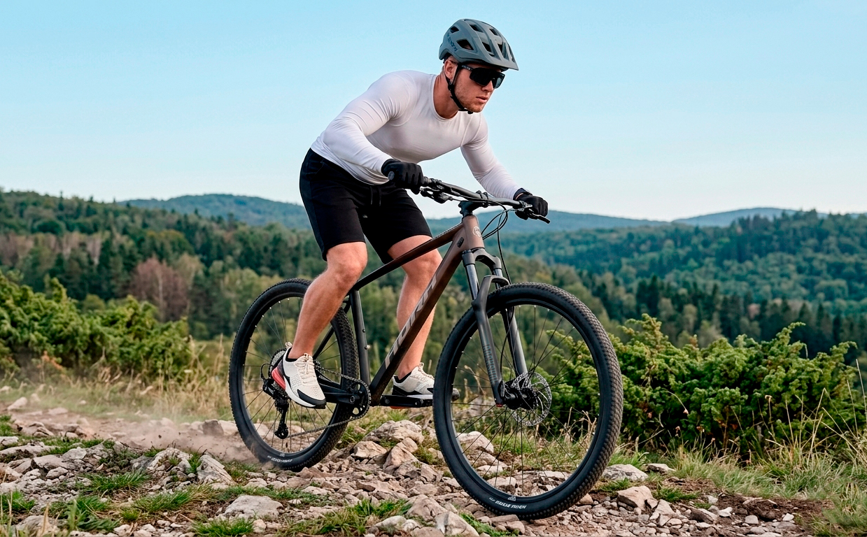 Велосипед HORH ECHO SL 29" (2025) Matt Brown-Black