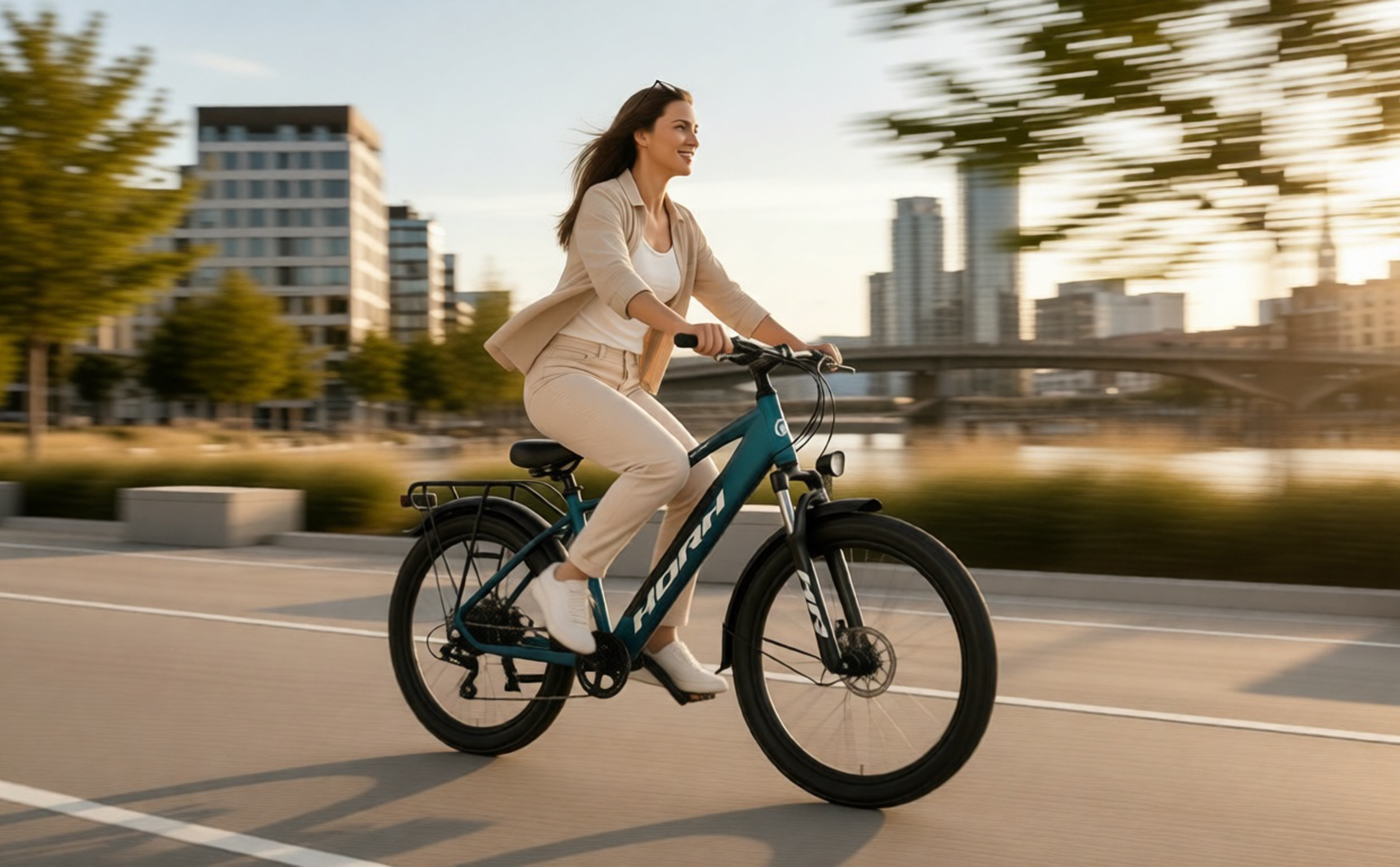 Велосипед HORH WATT 26" 750W (2026) Aquamarine