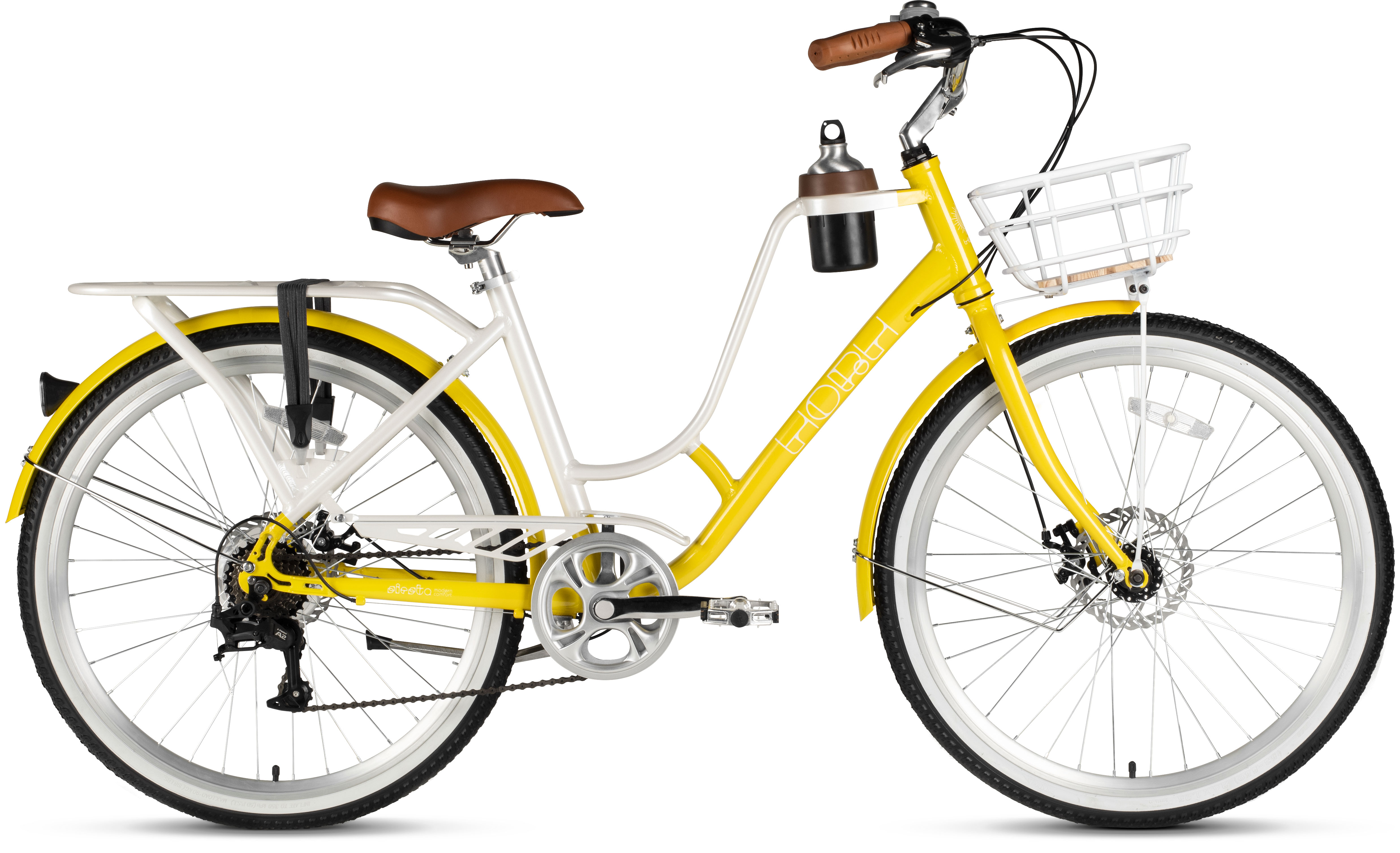 Велосипед HORH Siesta 26" (2026) Yellow-White