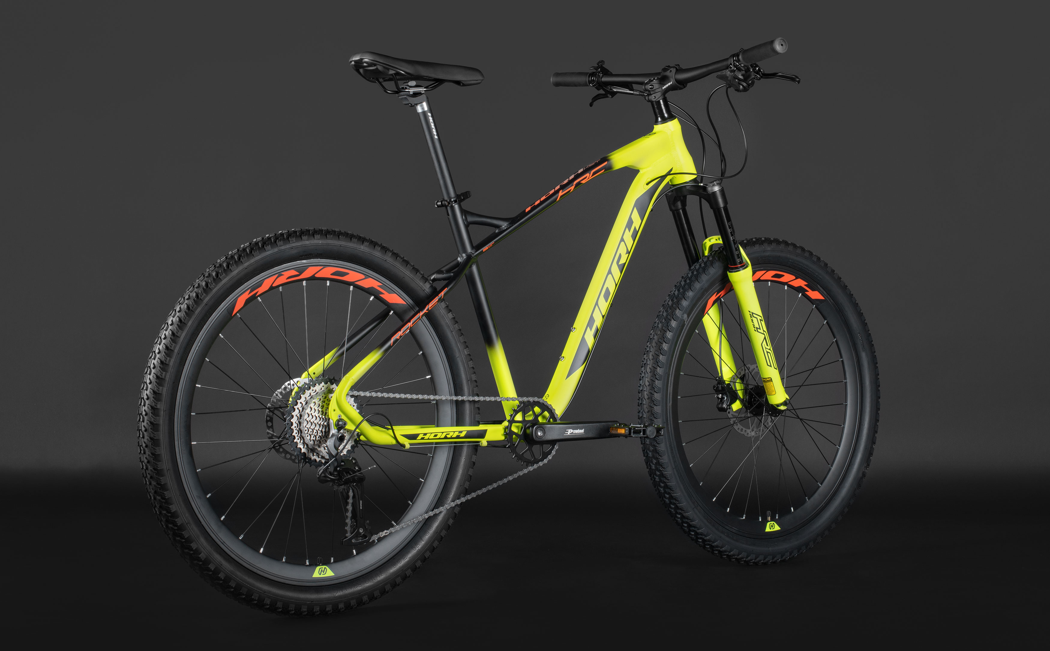 Велосипед HORH ROCKET PLUS 27.5+ (2025) Yellow-Black