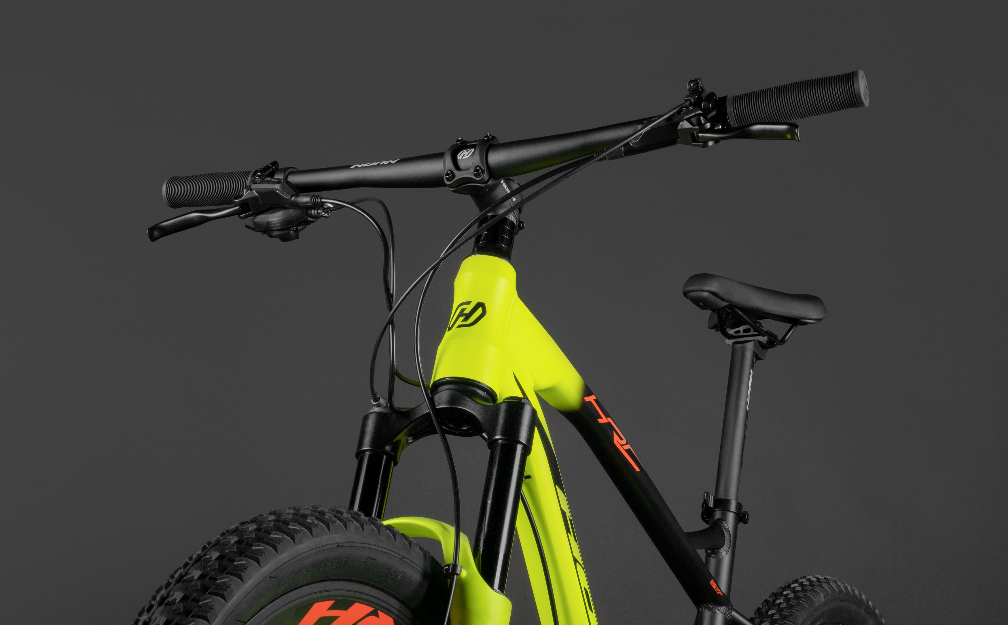 Велосипед HORH ROCKET PLUS 27.5+ (2025) Yellow-Black