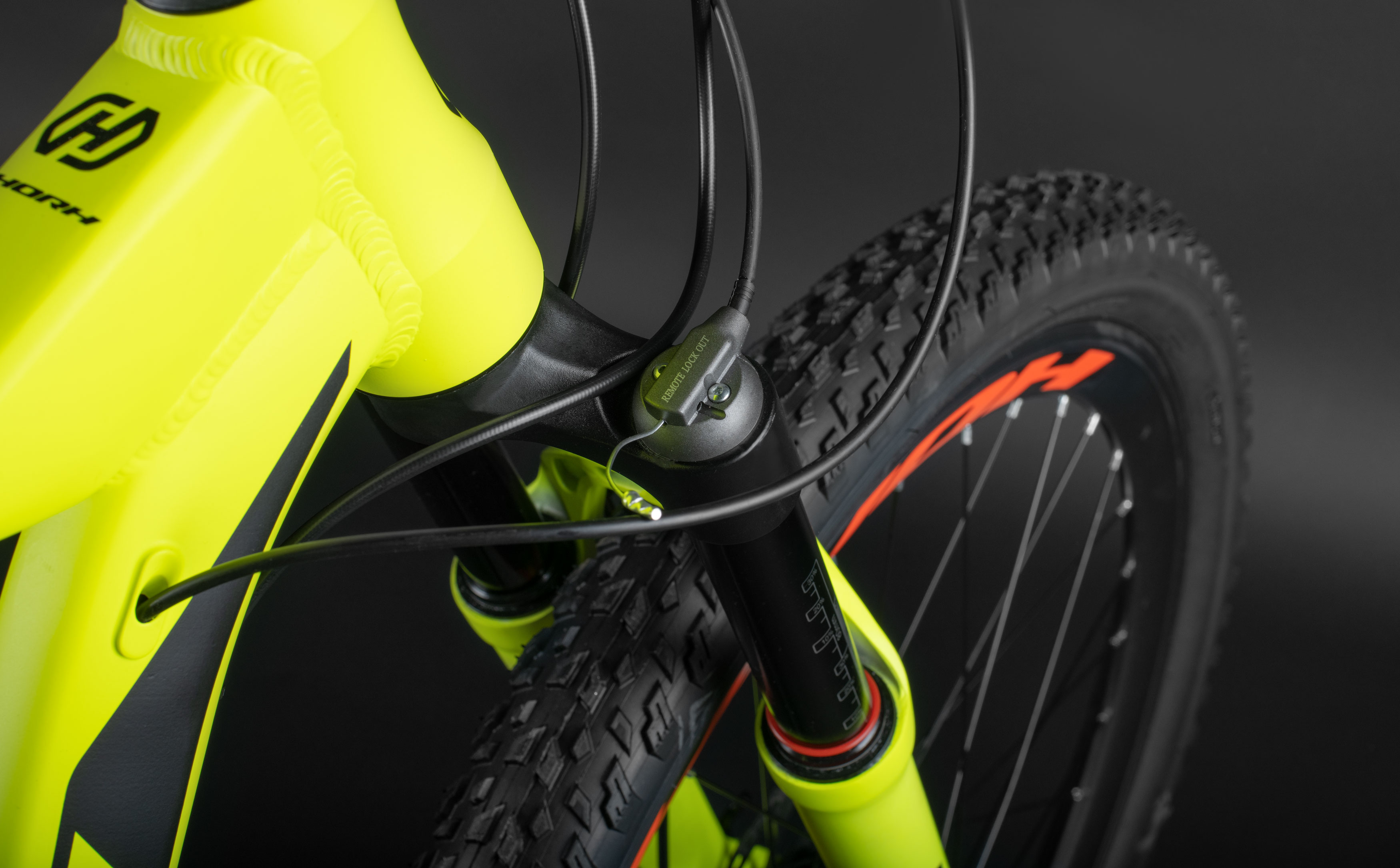 Велосипед HORH ROCKET PLUS 27.5+ (2025) Yellow-Black