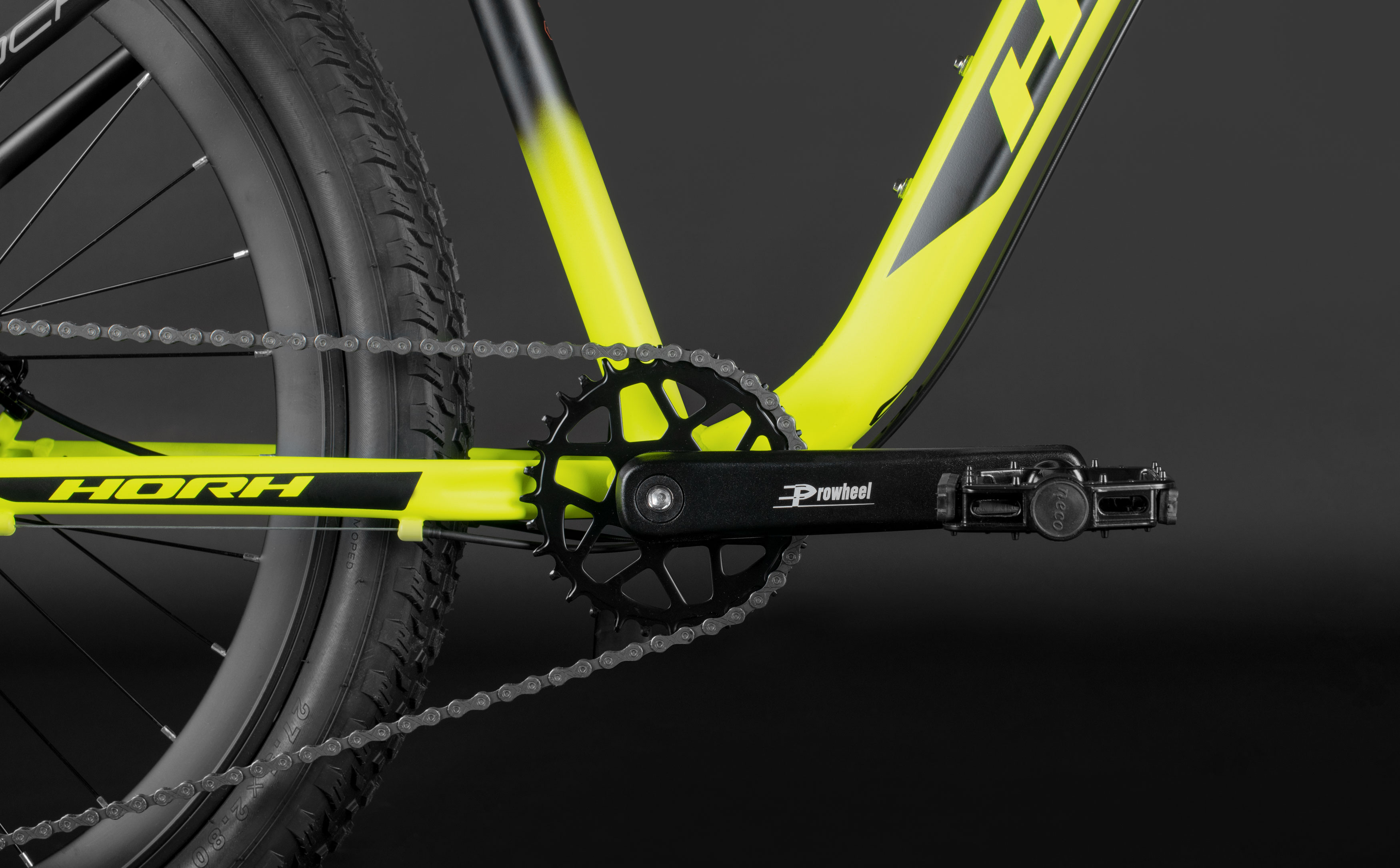 Велосипед HORH ROCKET PLUS 27.5+ (2025) Yellow-Black