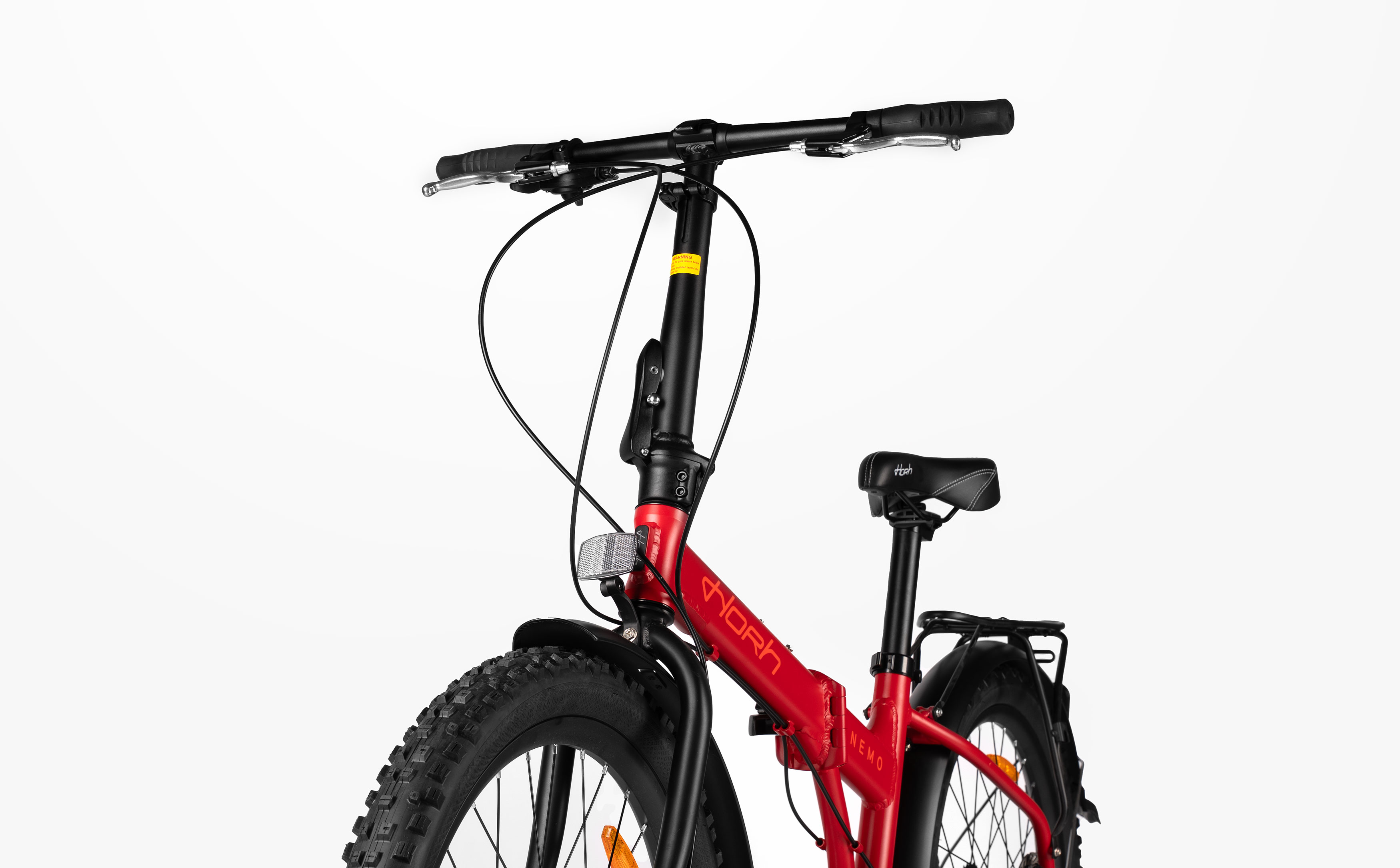 Велосипед HORH NEMO FAT 8SP MD 24" (2026) Red-Orange
