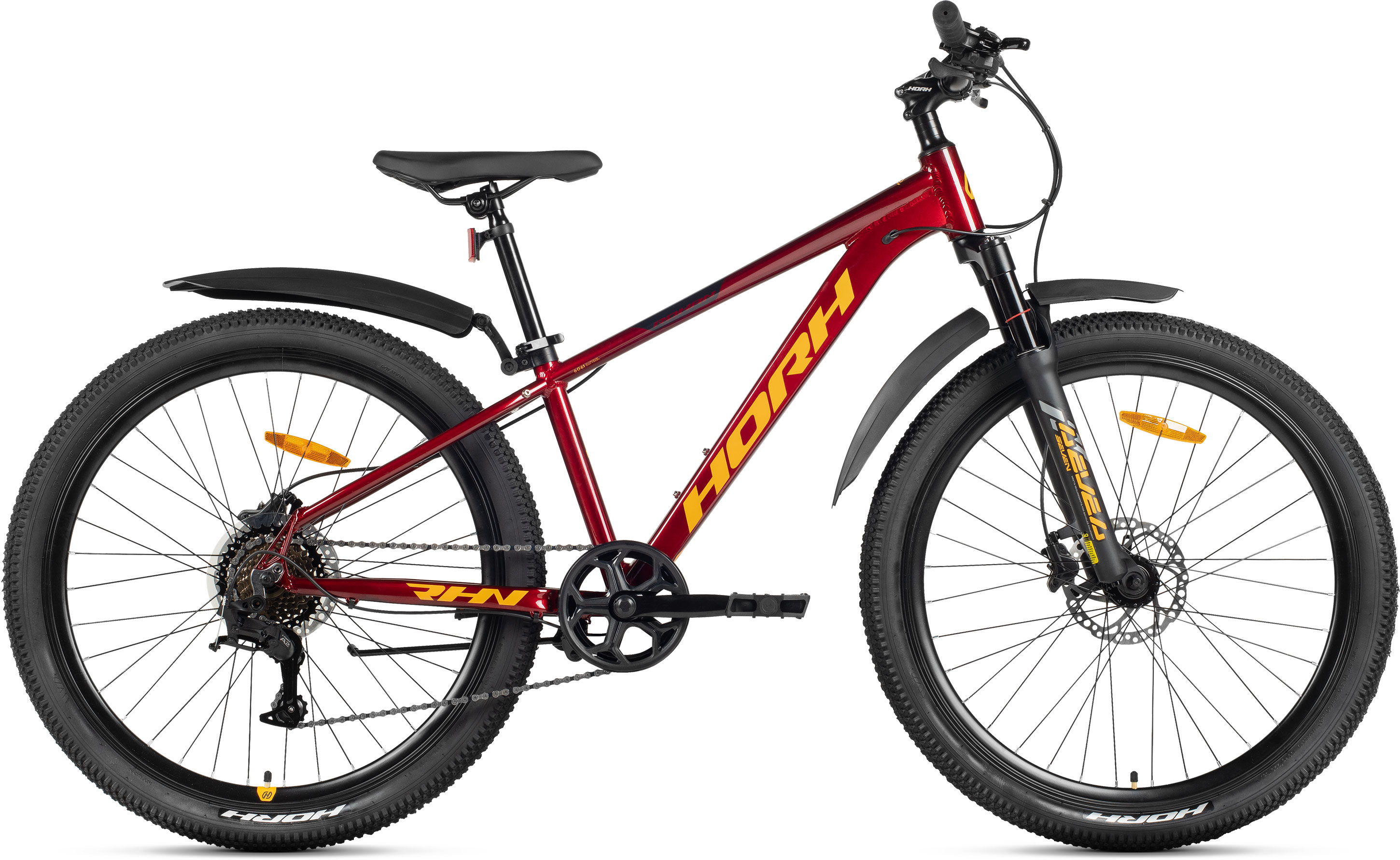 Велосипед HORH ROHAN 6.0 RHD 26" (2026) Burgundy-Orange
