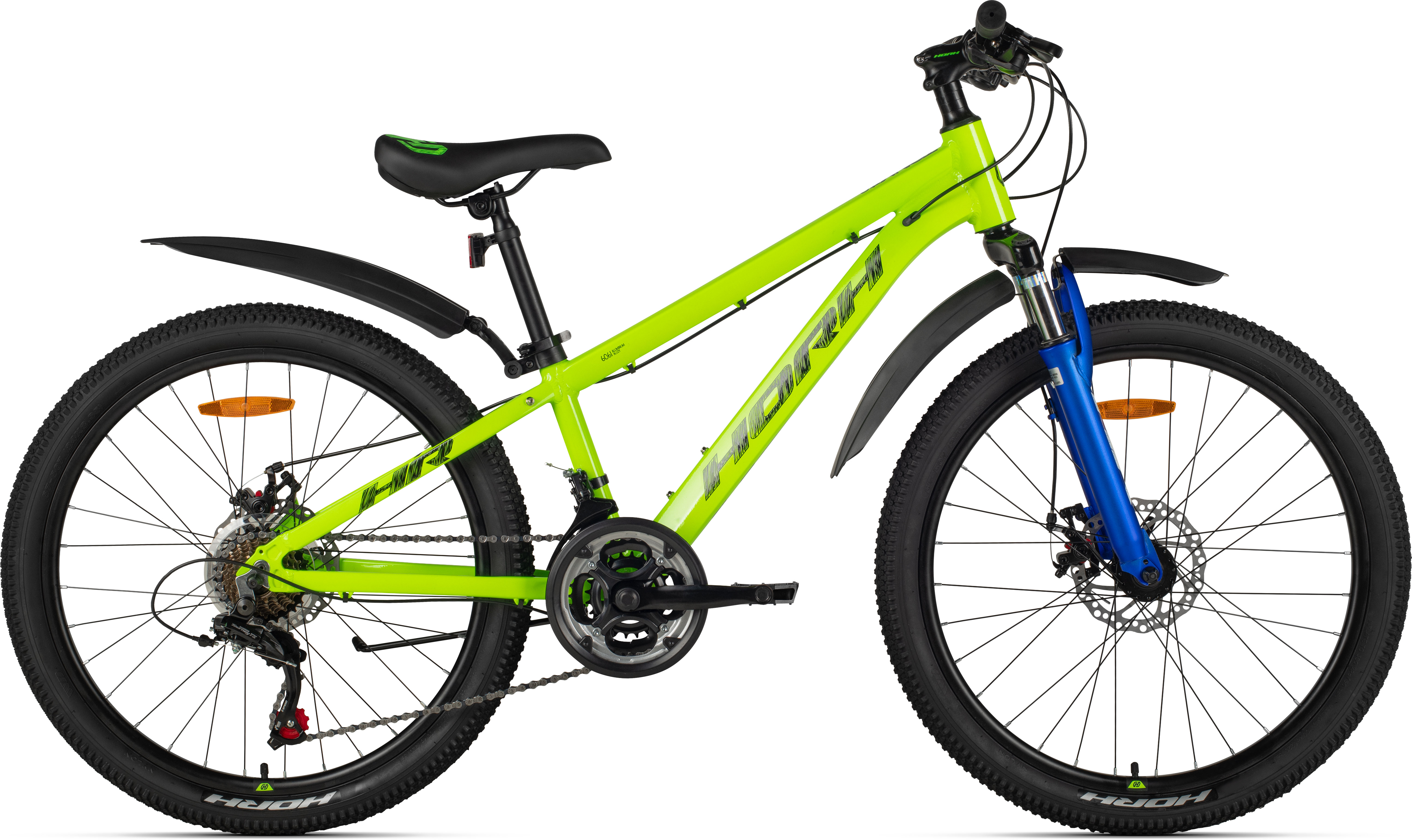 Велосипед HORH TONY 4.0 HTYMD 24" (2026) Green-Black-Blue
