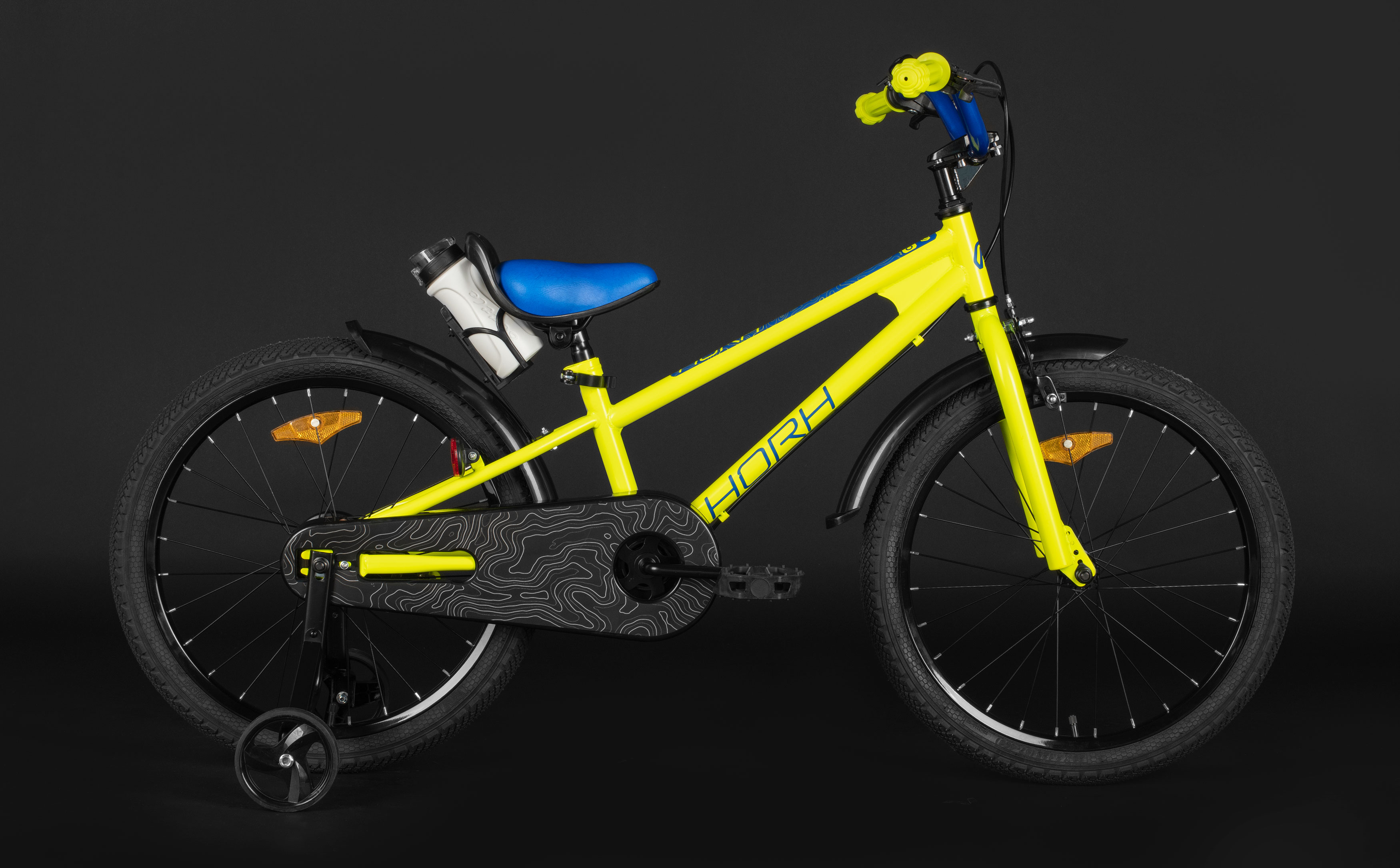 Велосипед HORH HAPPY 20" (2026) Yellow-Blue