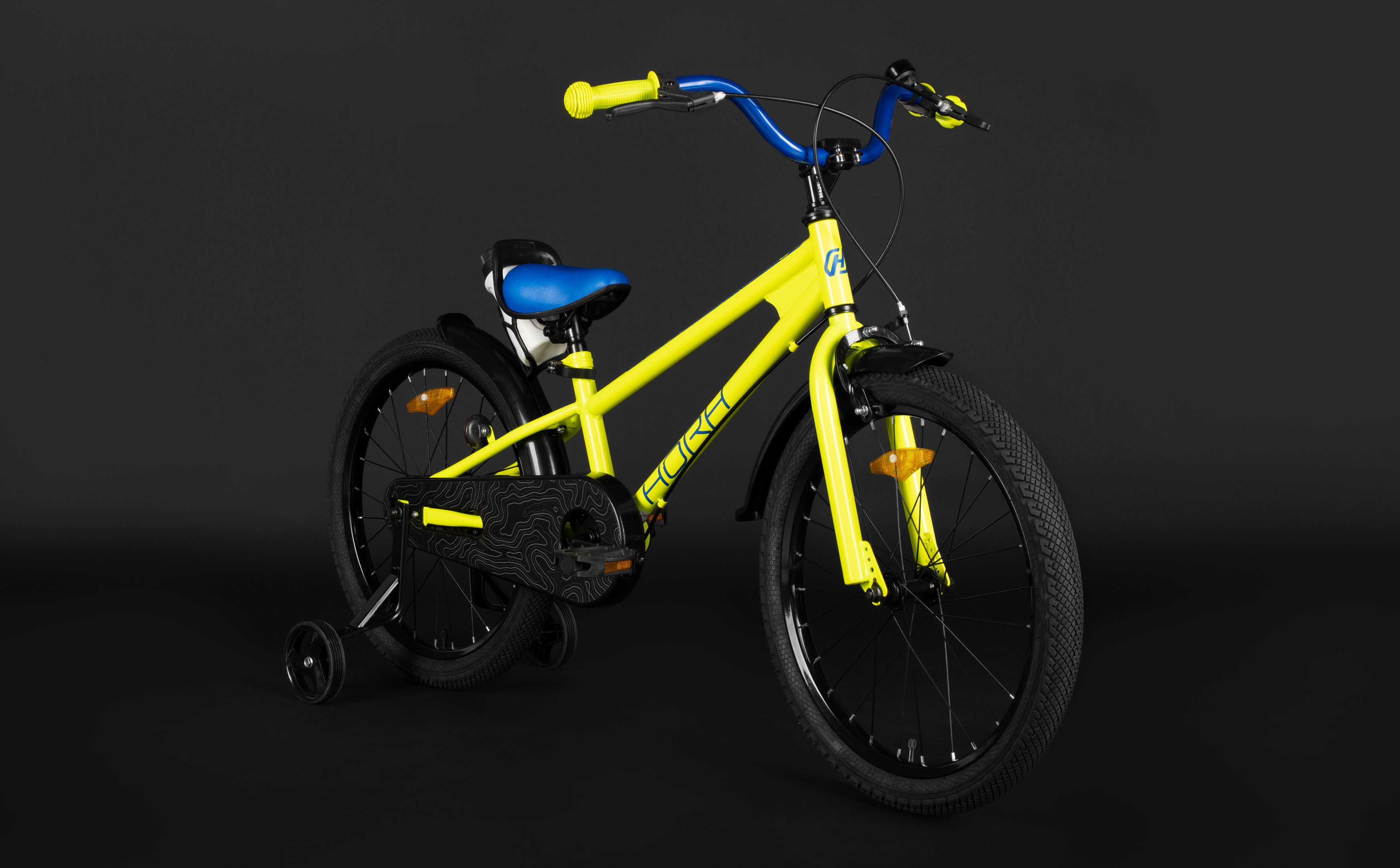 Велосипед HORH HAPPY 20" (2026) Yellow-Blue