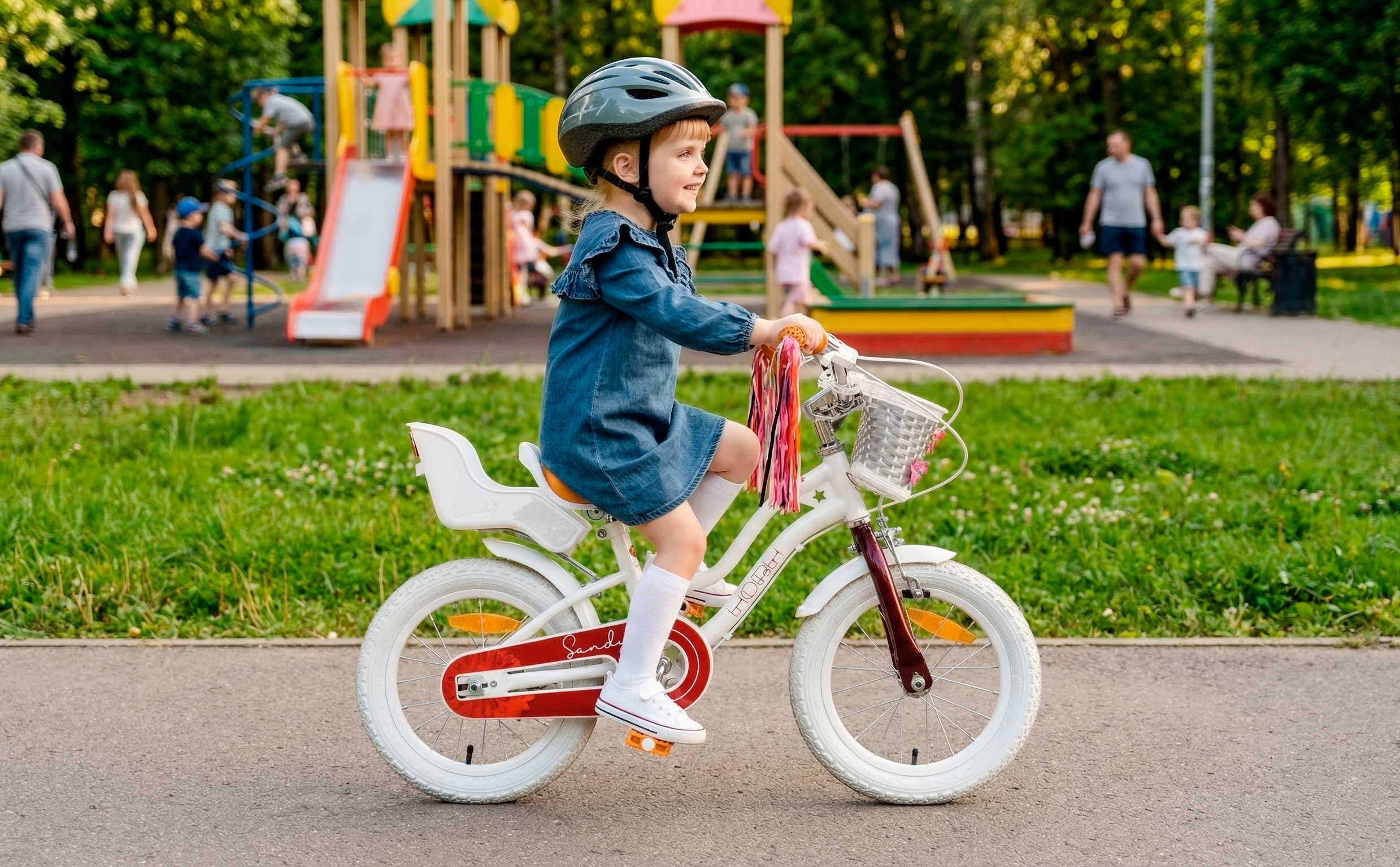 Велосипед HORH SANDY 14" (2026) White-Red