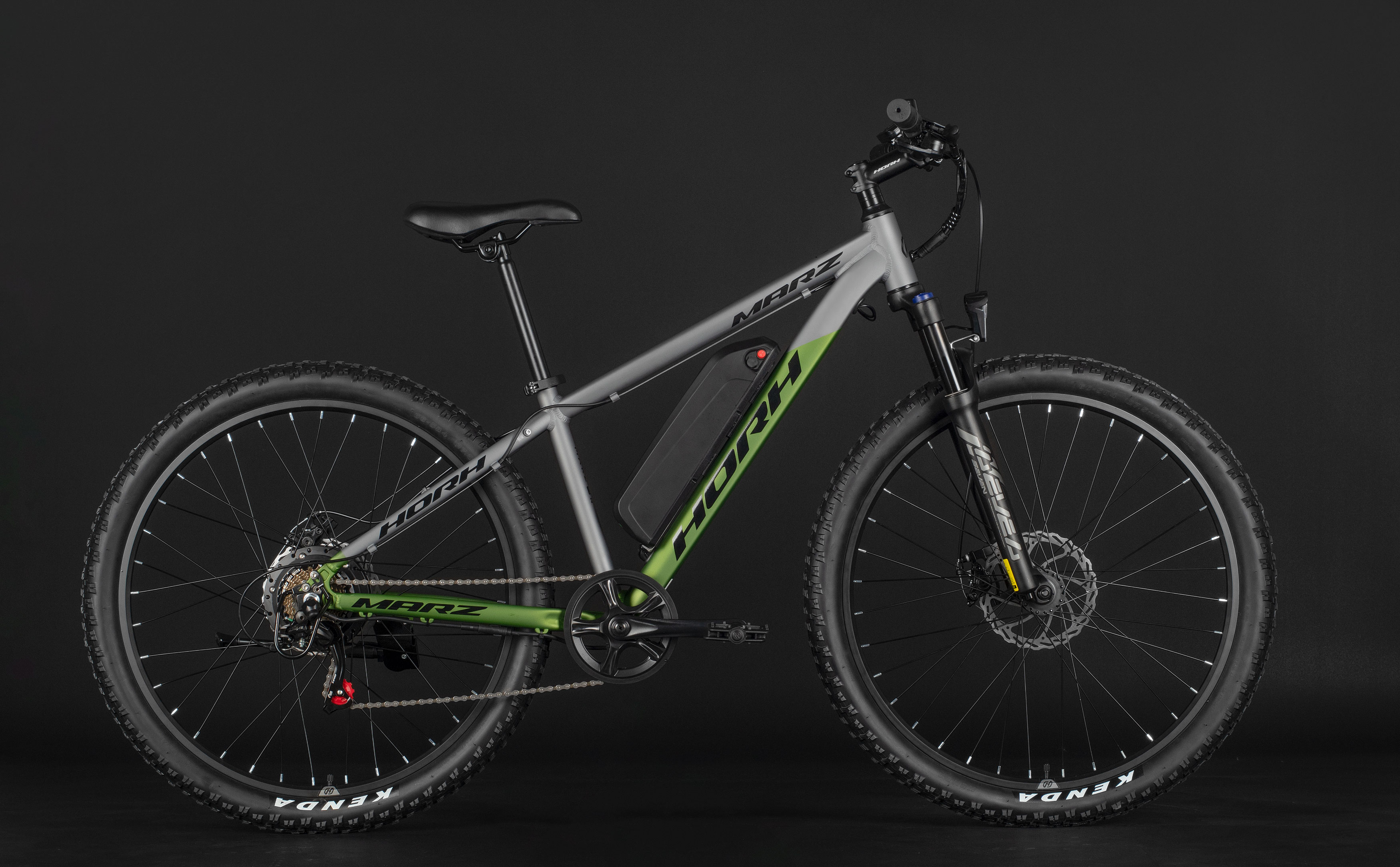 Электровелосипед HORH Marz 27,5" 500W (2026) Grey-Green