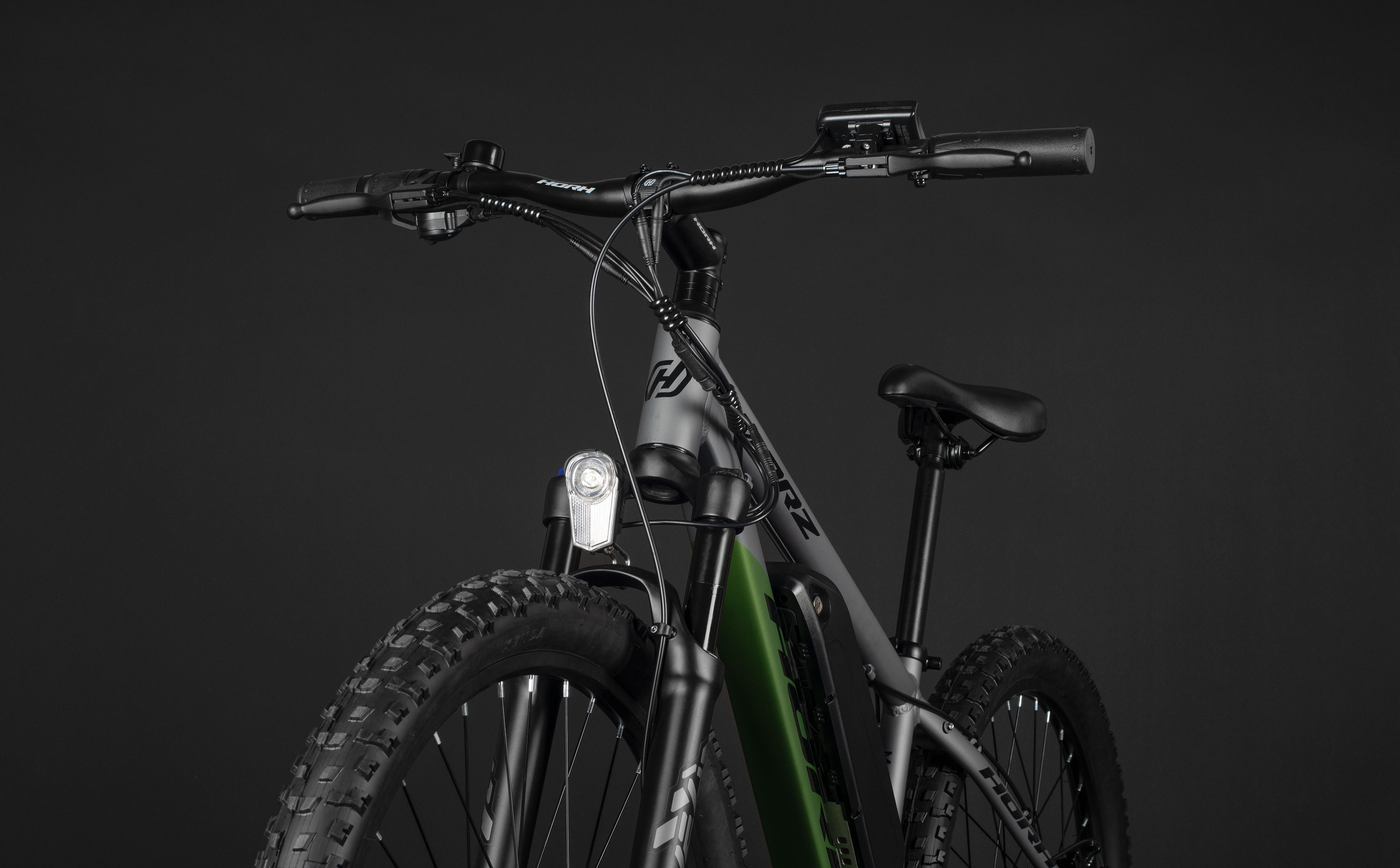 Электровелосипед HORH Marz 27,5" 500W (2026) Grey-Green